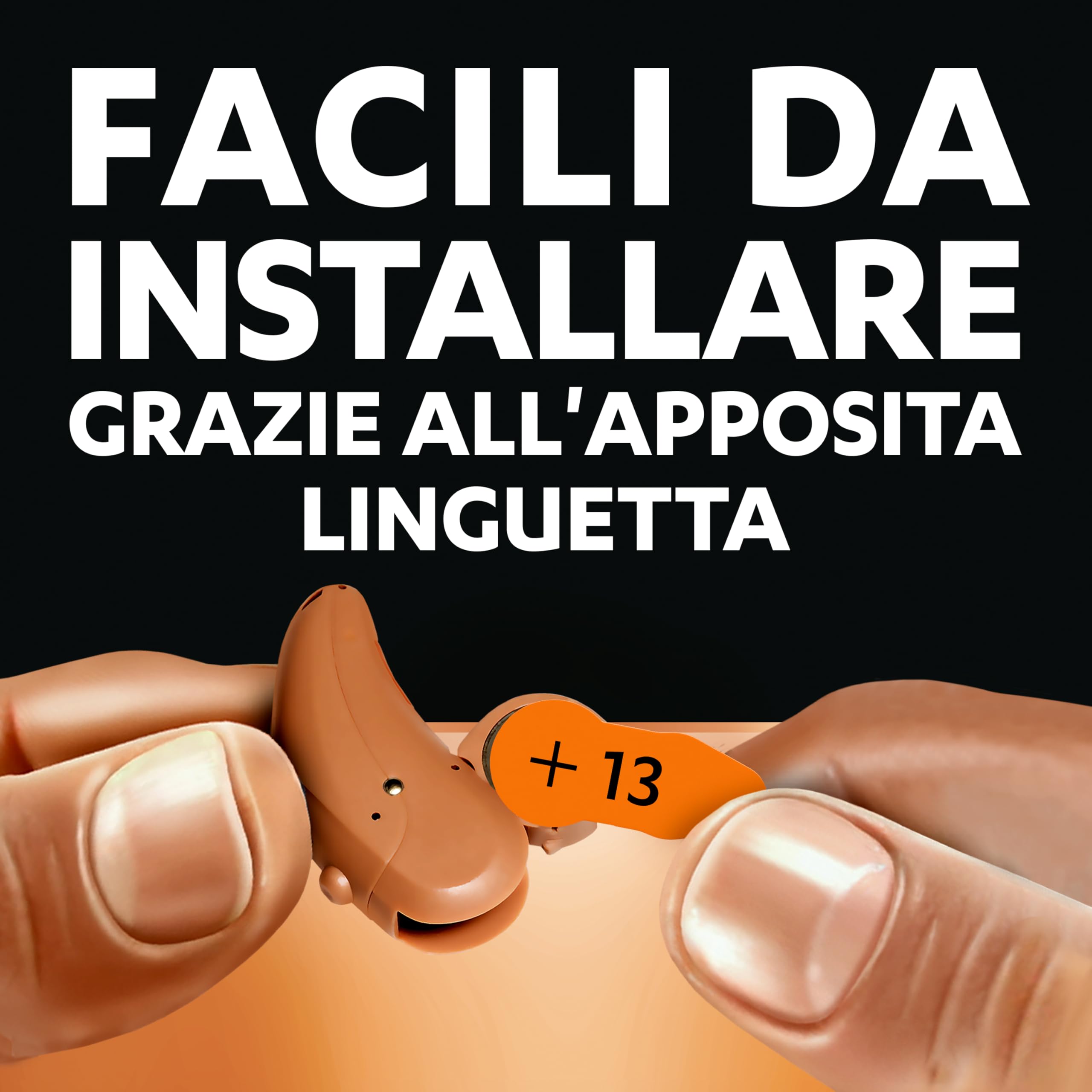 Duracell Batterie 13 PR48 apparecchi acustici 6 pezzi 1,45V