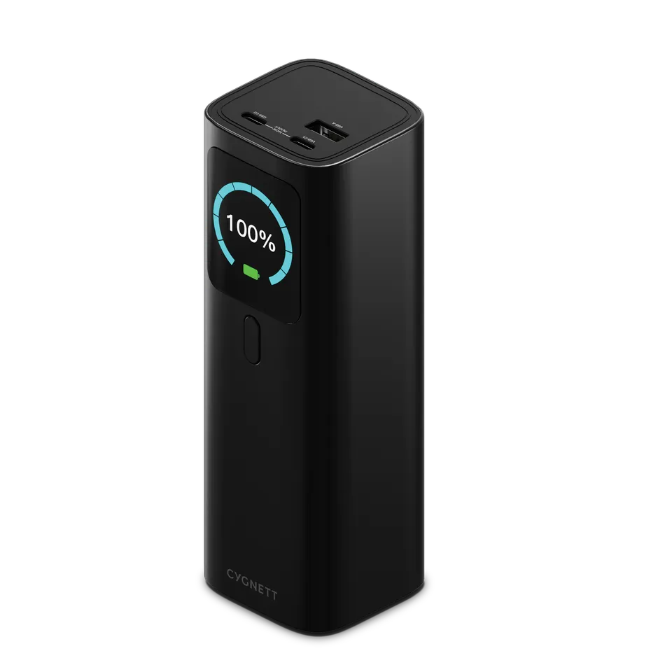 Cygnett HighPWR power bank laptop 27000mAh nero 148W custodia