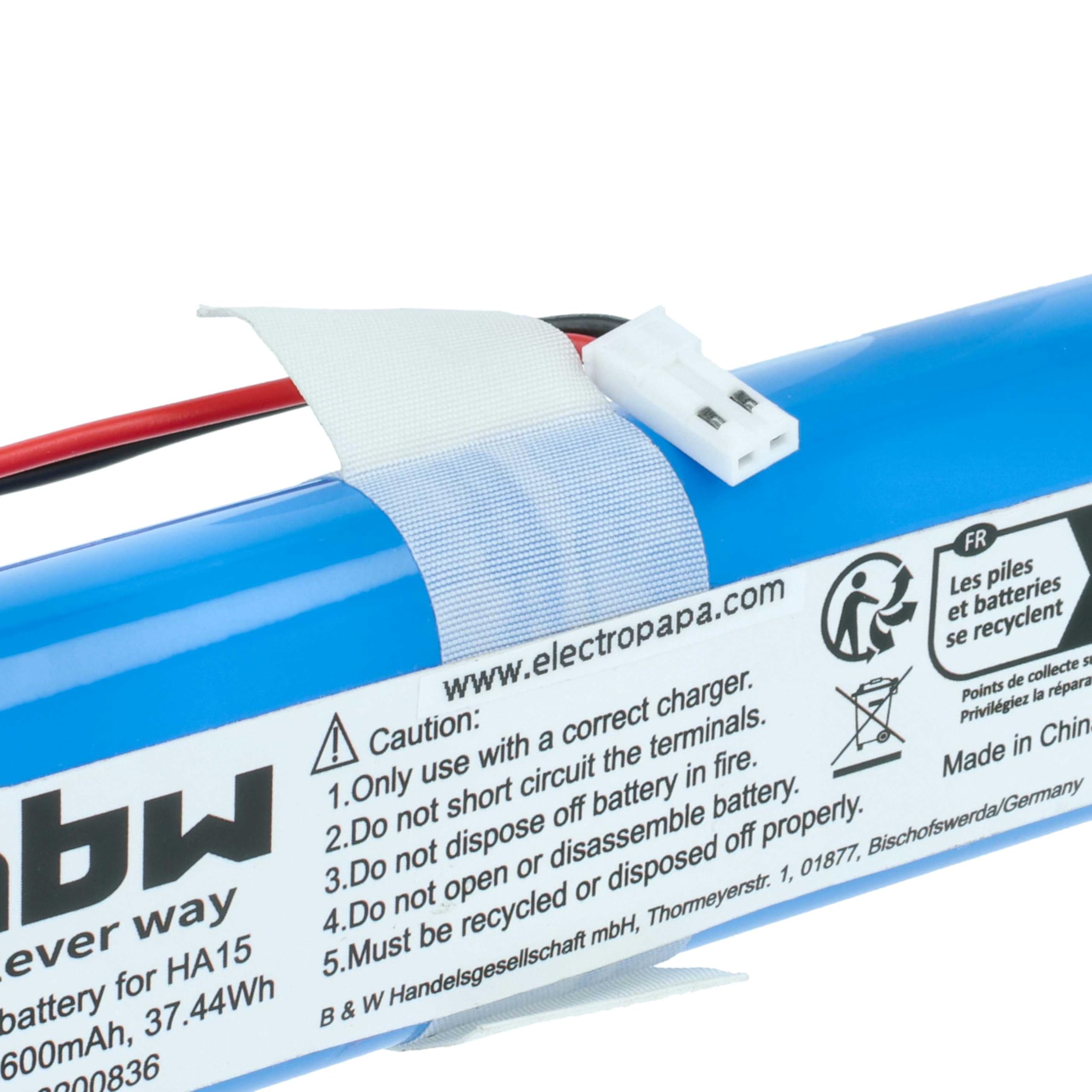 vhbw Batteria V3s Pro robot aspirapolvere 2600 mAh Li-Ion