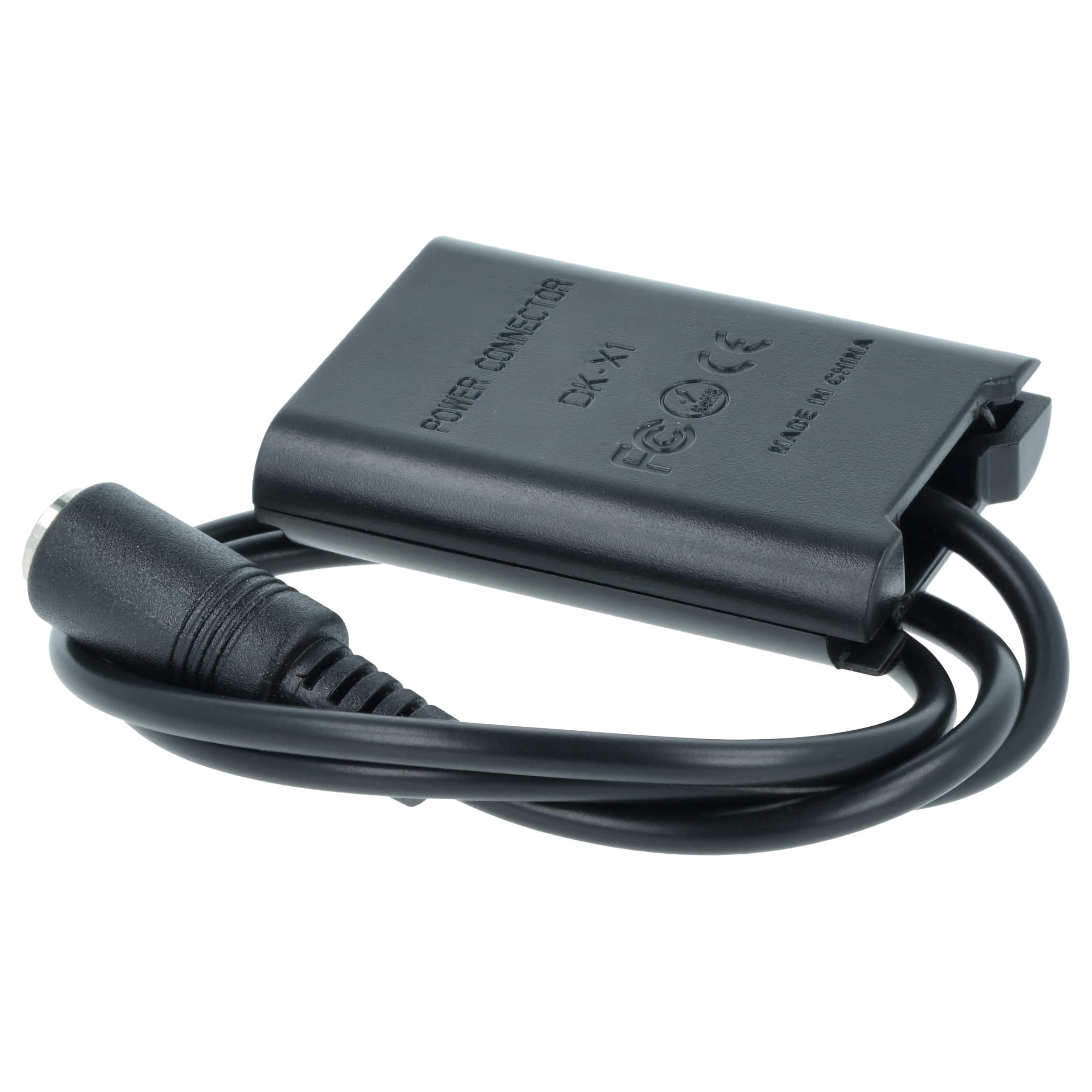 vhbw Accoppiatore CC per Sony NP-BX1 Nero 6 cm