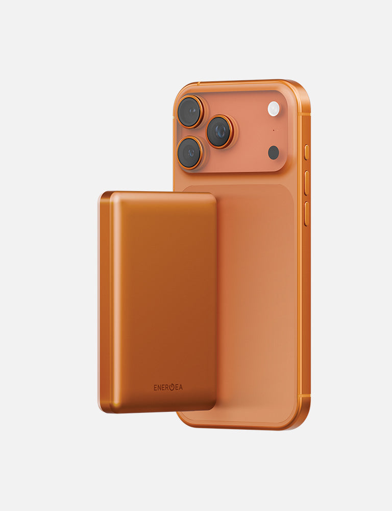ENERGEA AluPac 10K power bank arancione magnetico