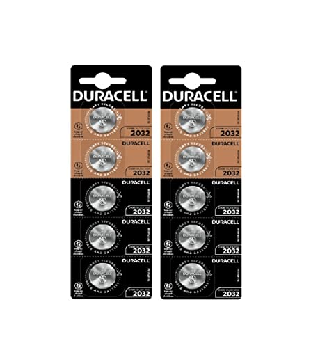 Duracell CR2032 Pile a Bottone 3V Confezione da 10 Litio