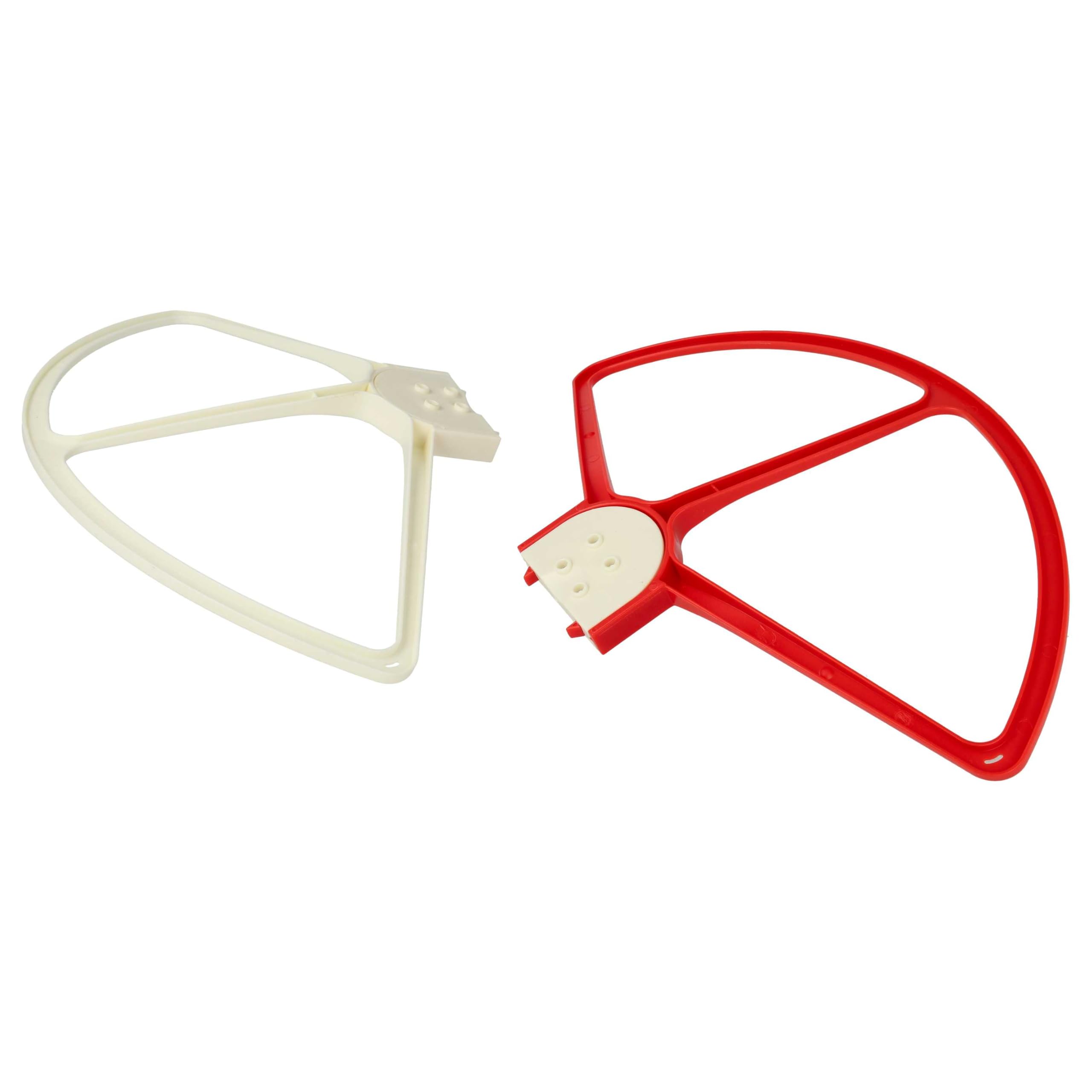 vhbw Protezione Eliche DJI Phantom 2/3 Drone 4 Pezzi Bianco