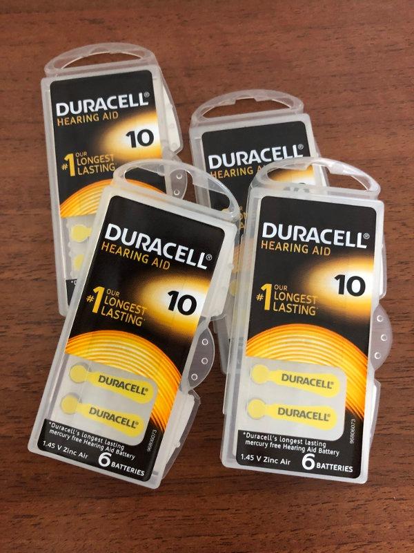 Duracell Batterie Apparecchi Acustici 10 PR70 6 pezzi