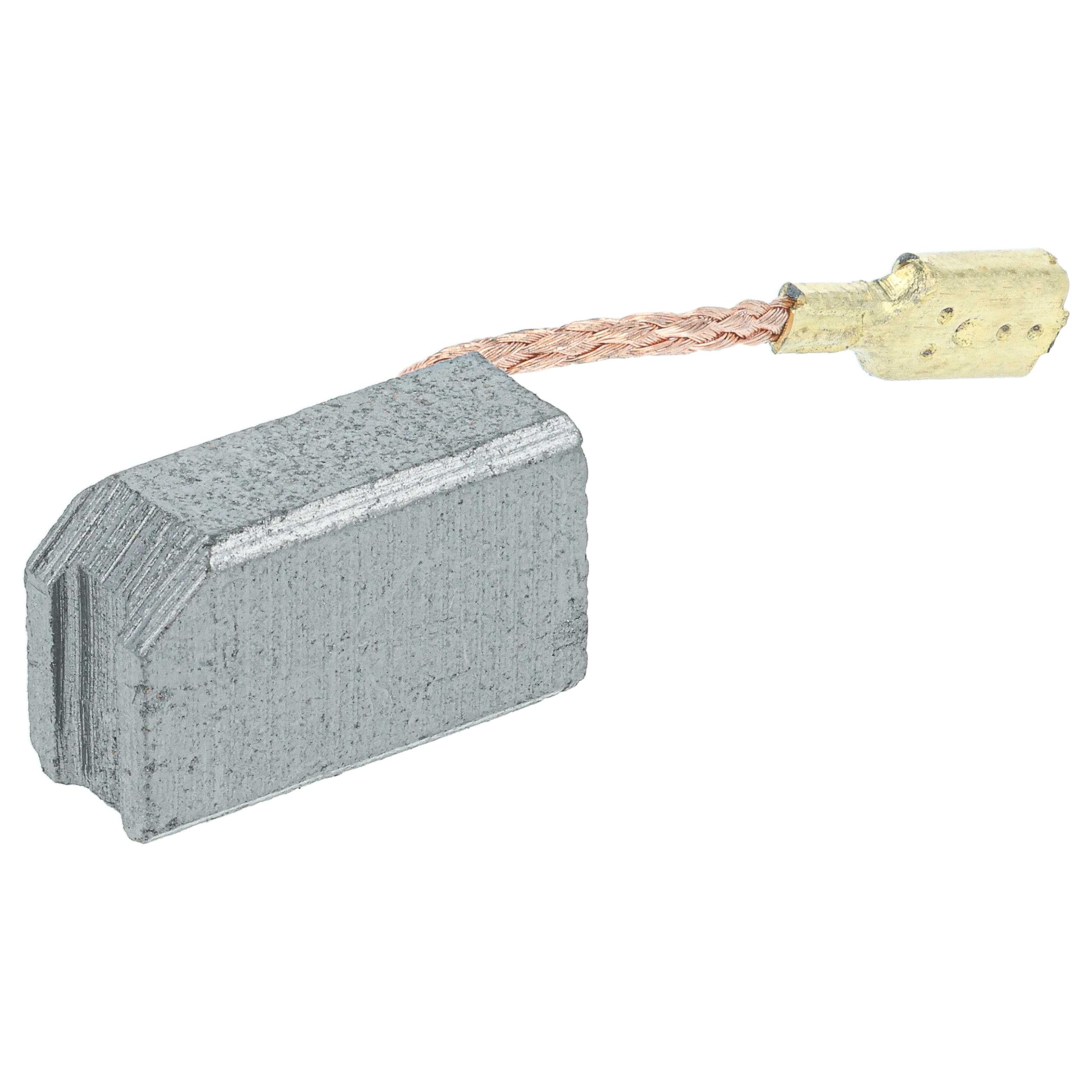 vhbw Spazzole carbone 6x9x15mm per Flex L3709 utensile 2 pezzi