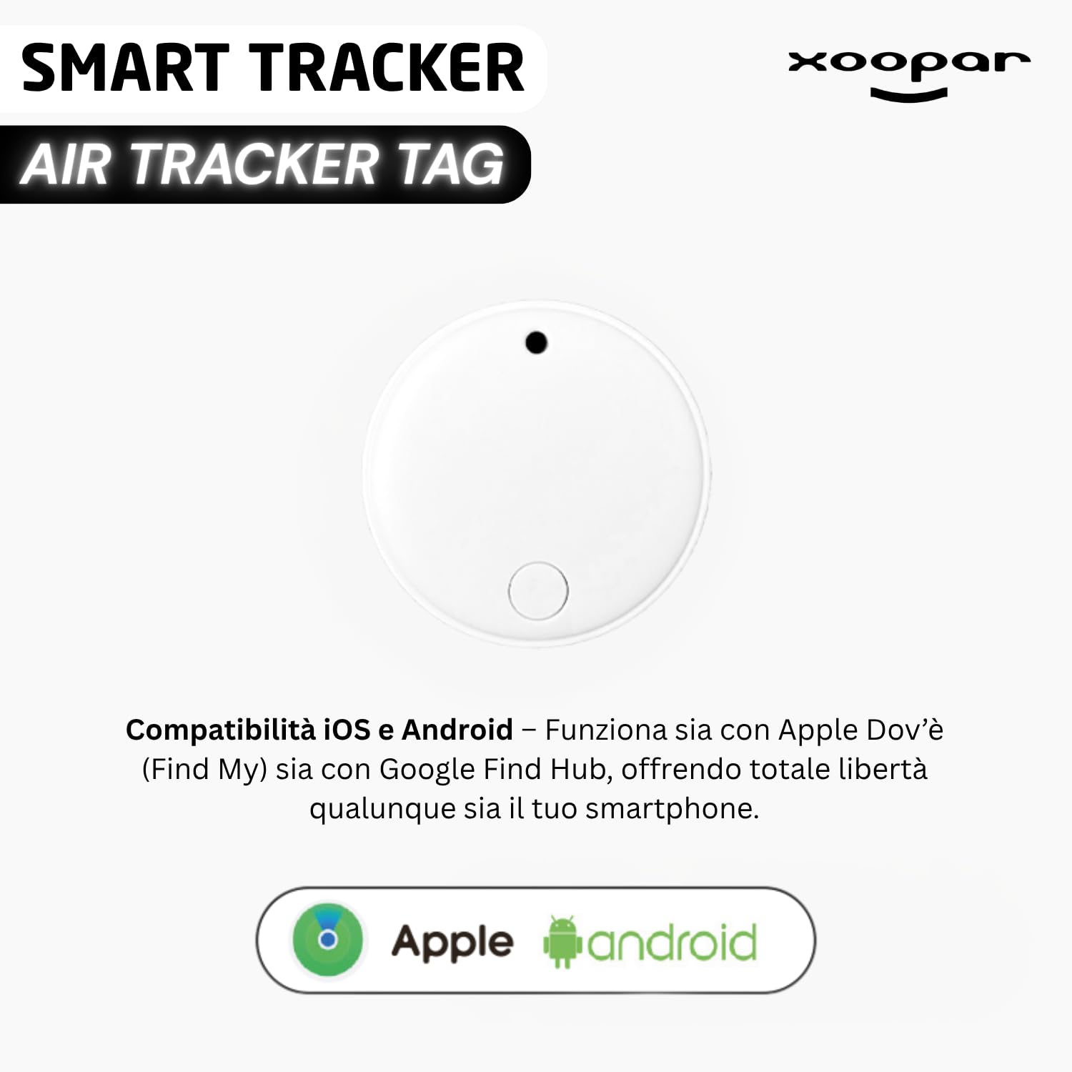Xoopar Smart Tracker Localizzatore Bluetooth Chiavi
