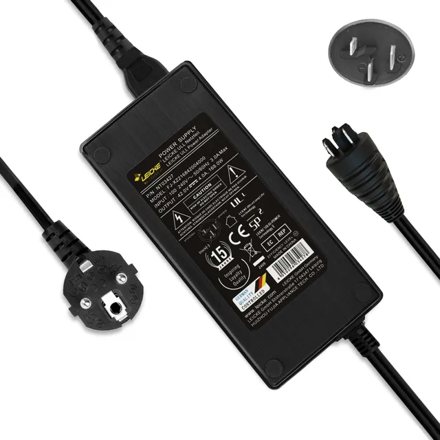 Leicke Caricabatterie E-Bike Bosch 36V 42V 4A Active Line