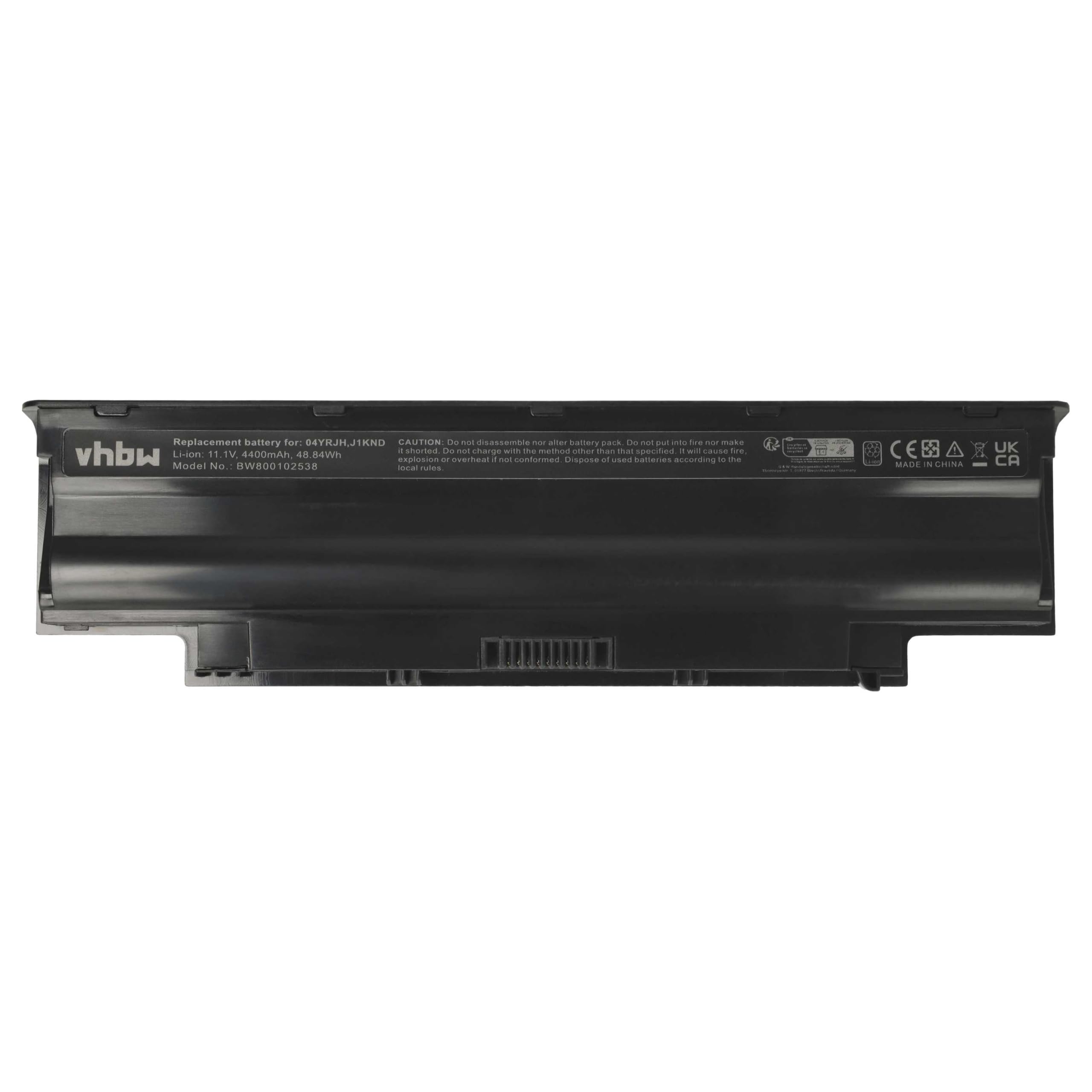 vhbw Batteria notebook Dell Inspiron 15R 4400mAh Li-Ion