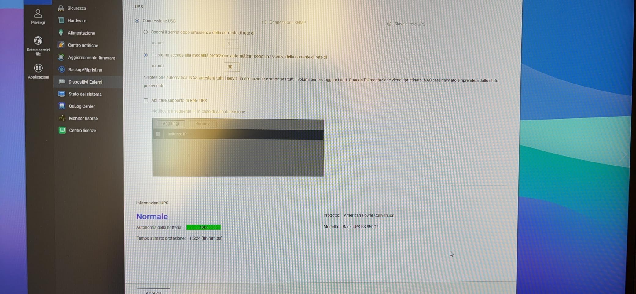 APC Back-UPS BE850G2-IT Gruppo Continuità 850VA 520W