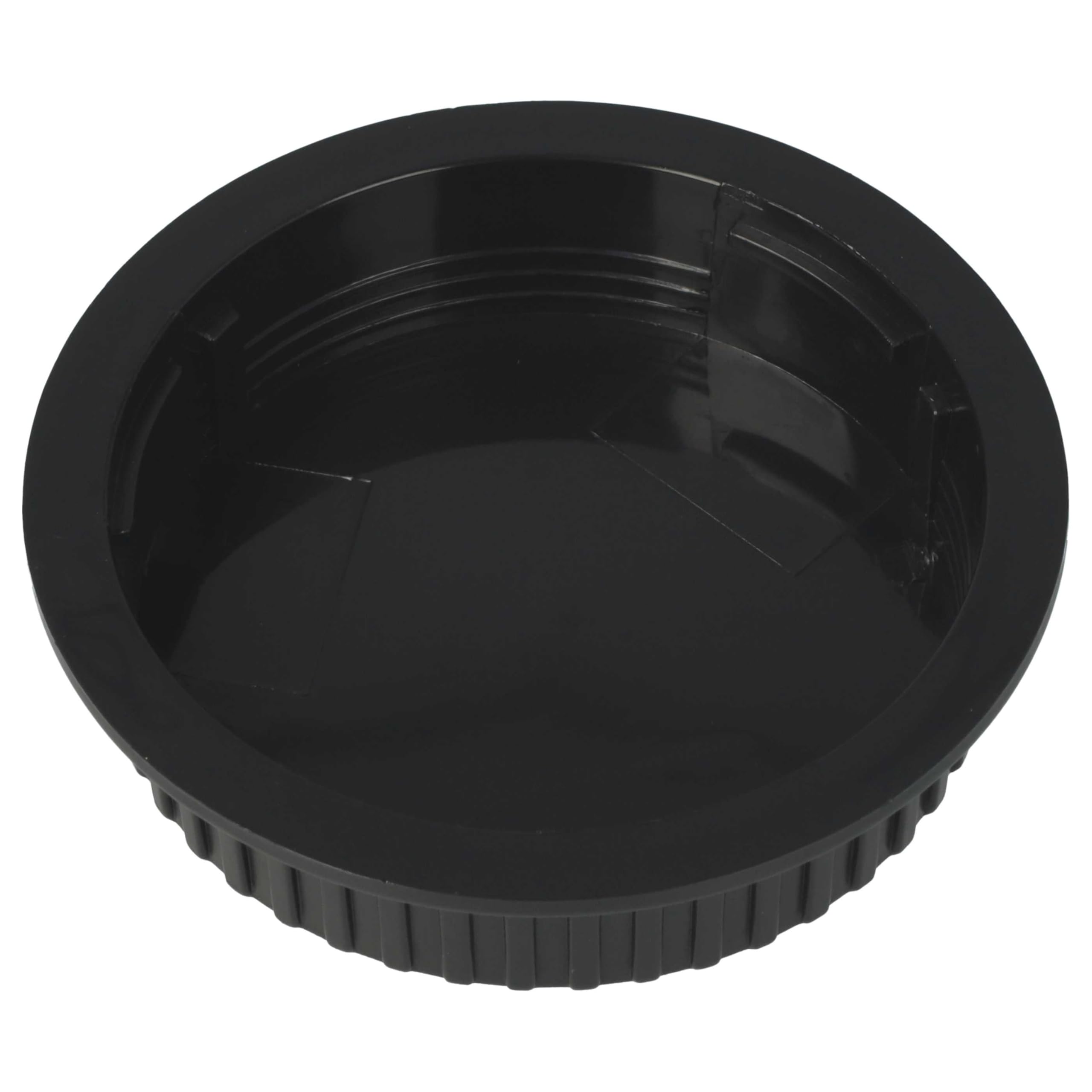 vhbw Copriobiettivo Posteriore per Canon EOS fotocamera EF nero