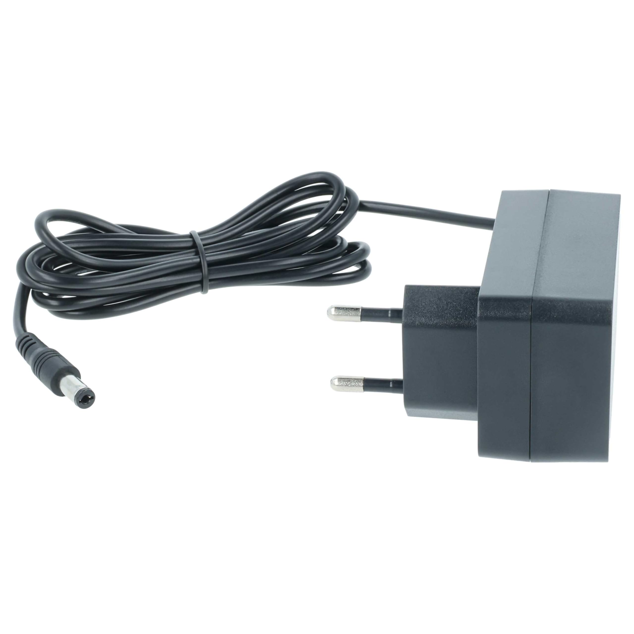 vhbw Alimentatore 18V 1A per Logitech UE Smart Squeezebox nero