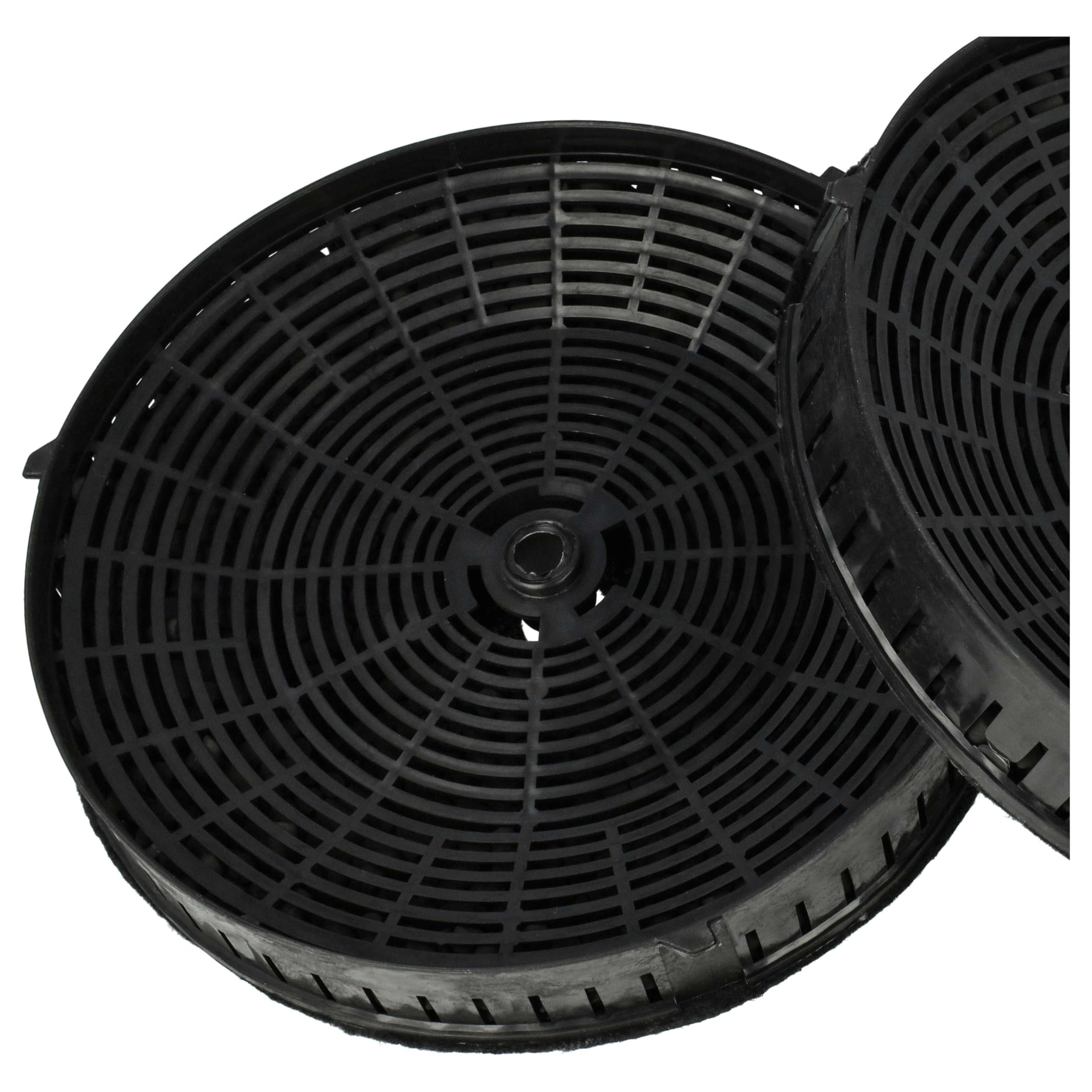 vhbw Filtri Cappa Elica BOXIN LX 2 Pezzi Carboni Attivi 17,2cm