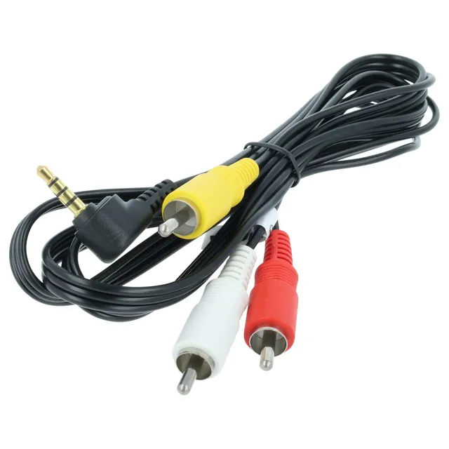 vhbw STV-250N cavo AV per Canon DC220 nero 150 cm