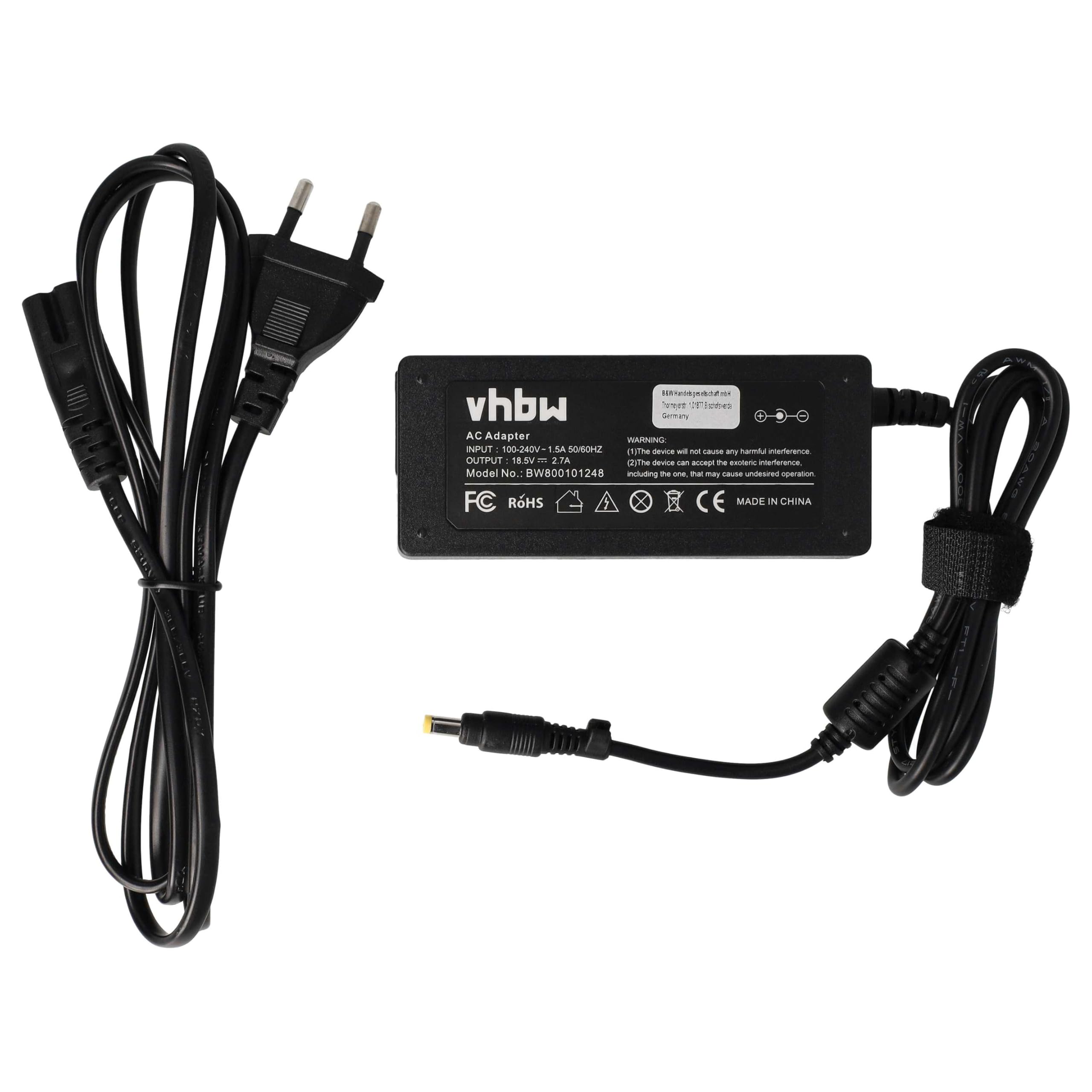 vhbw alimentatore HP 510 notebook 18,5V 50W