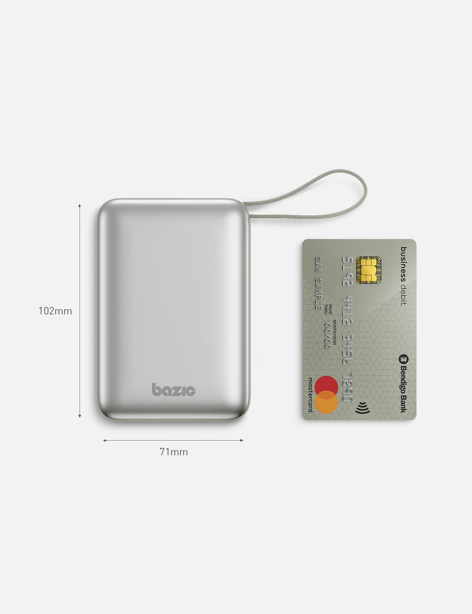 Energea Fusion Mini 20K power bank 20000mAh Pebble cavi integrati