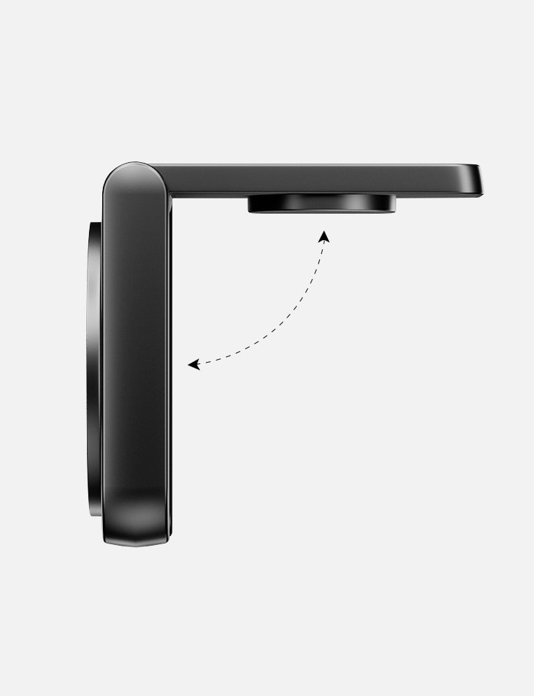 Energea MagDuo caricatore wireless 2 in 1 Gunmetal Qi2