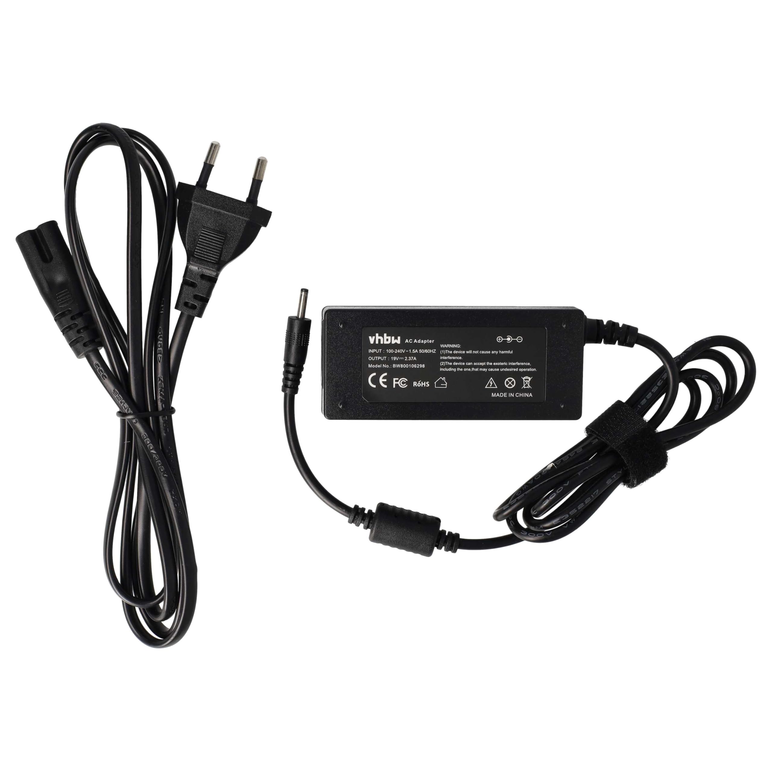 vhbw 45W alimentatore notebook 19V per Asus ZenBook