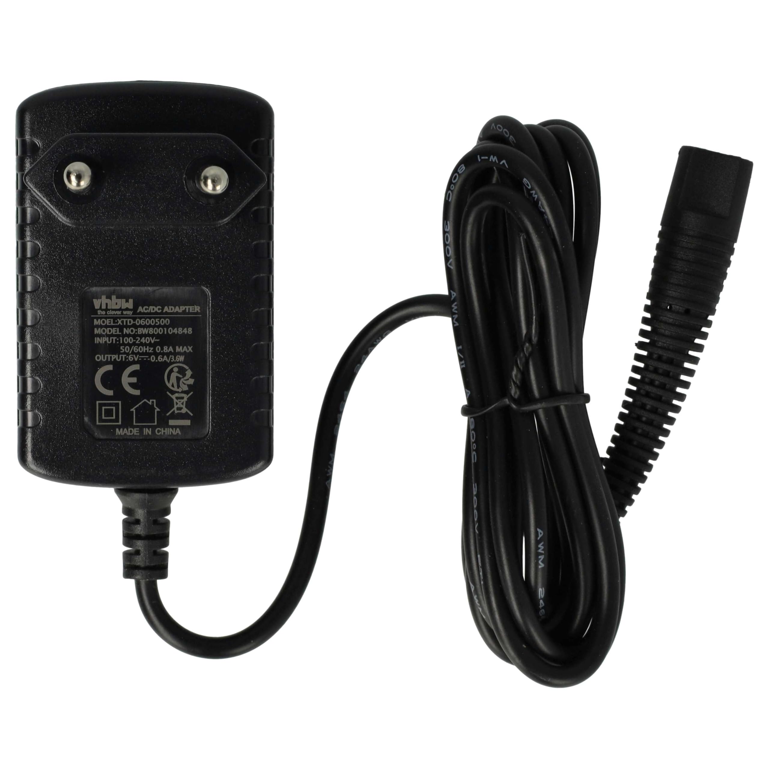 vhbw Alimentatore Rasoio Compatibile Braun CruZer Spina EU