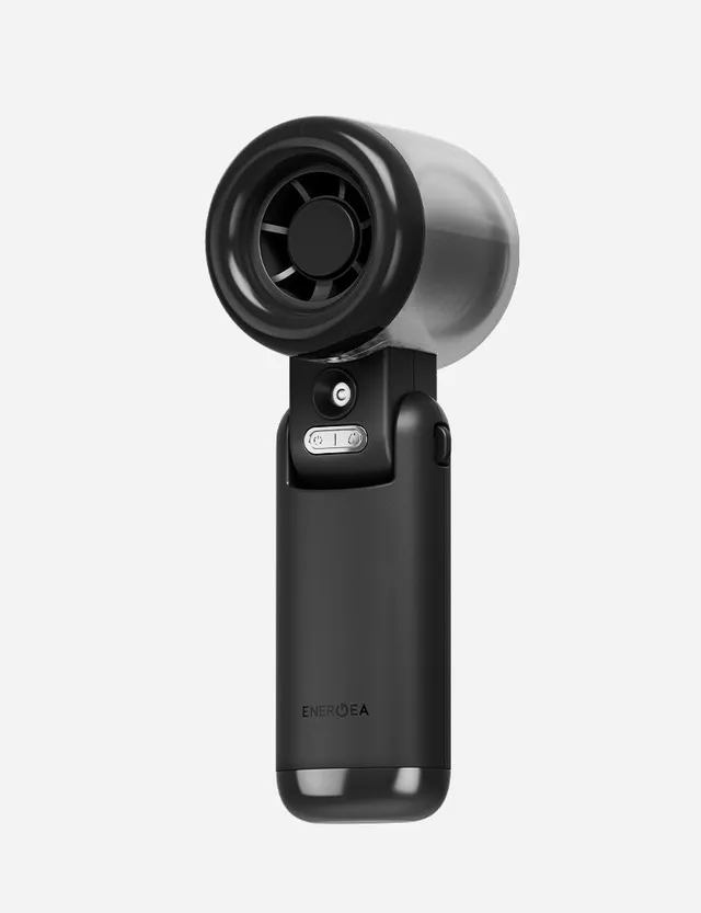 Energea AirVia Mist ventilatore portatile nero con mist