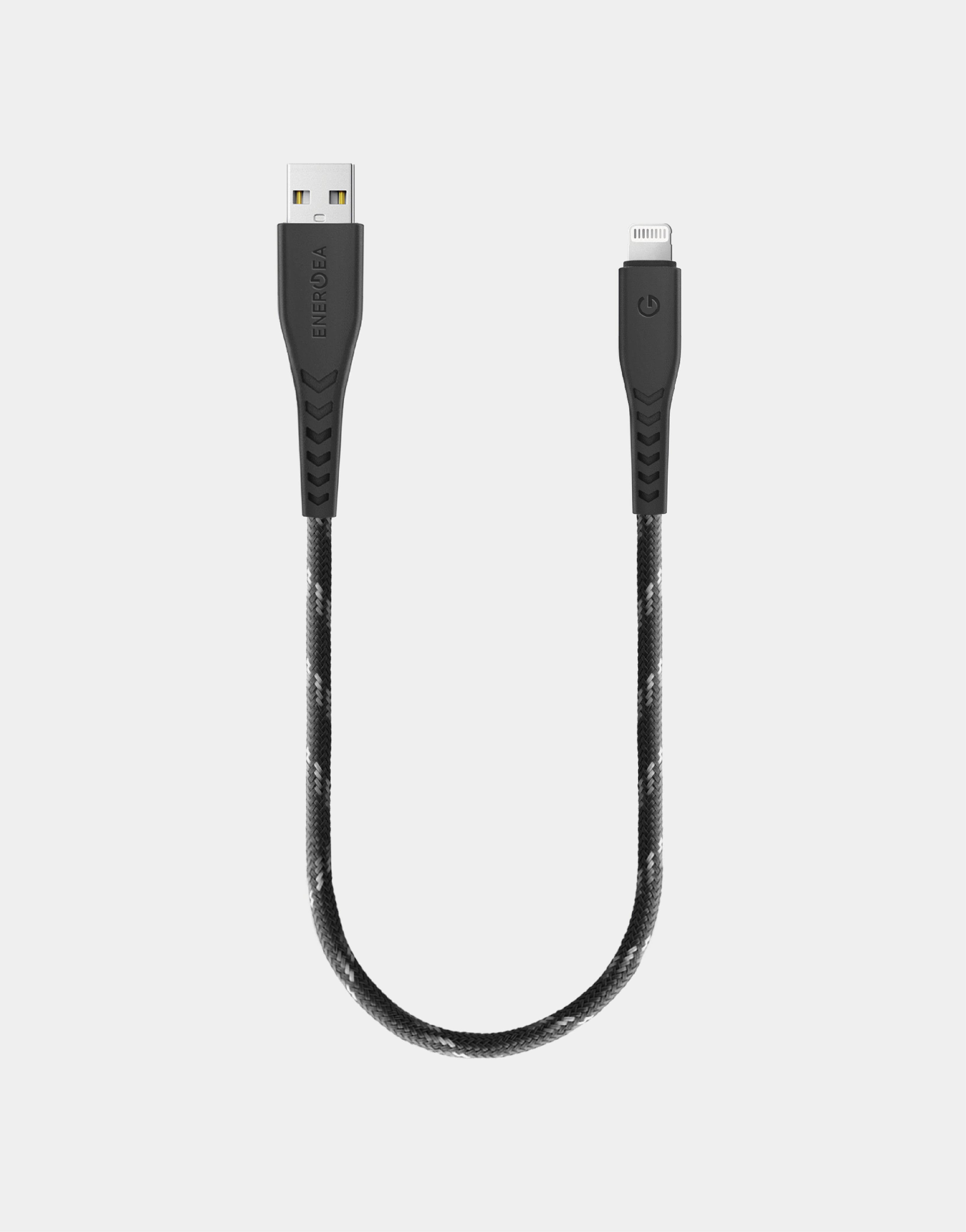 Energea NyloFlex cavo Lightning USB-A 30cm Nero