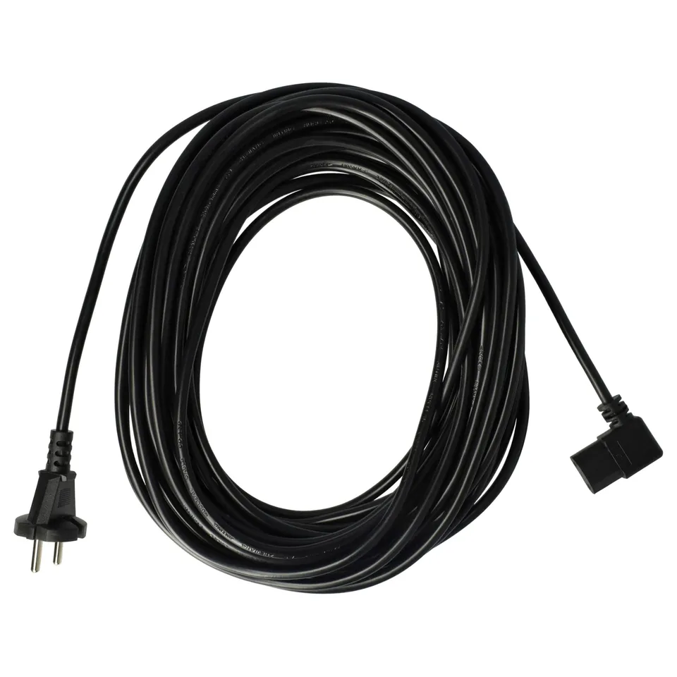 vhbw Cavo Alimentazione per Cleanfix S10 Plus Aspirapolvere 15 m