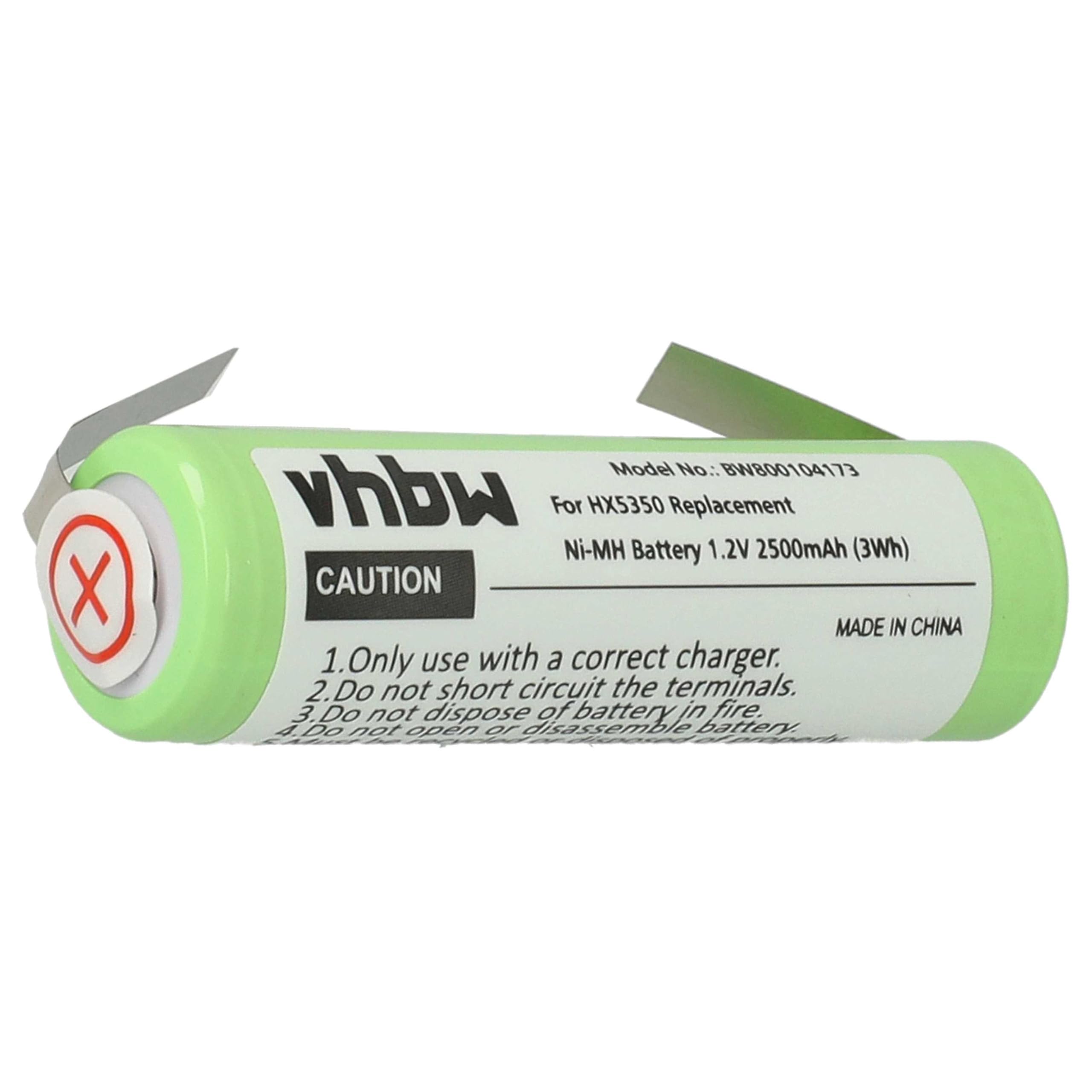 vhbw batteria NiMH 2500mAh per Braun Professional Care 700