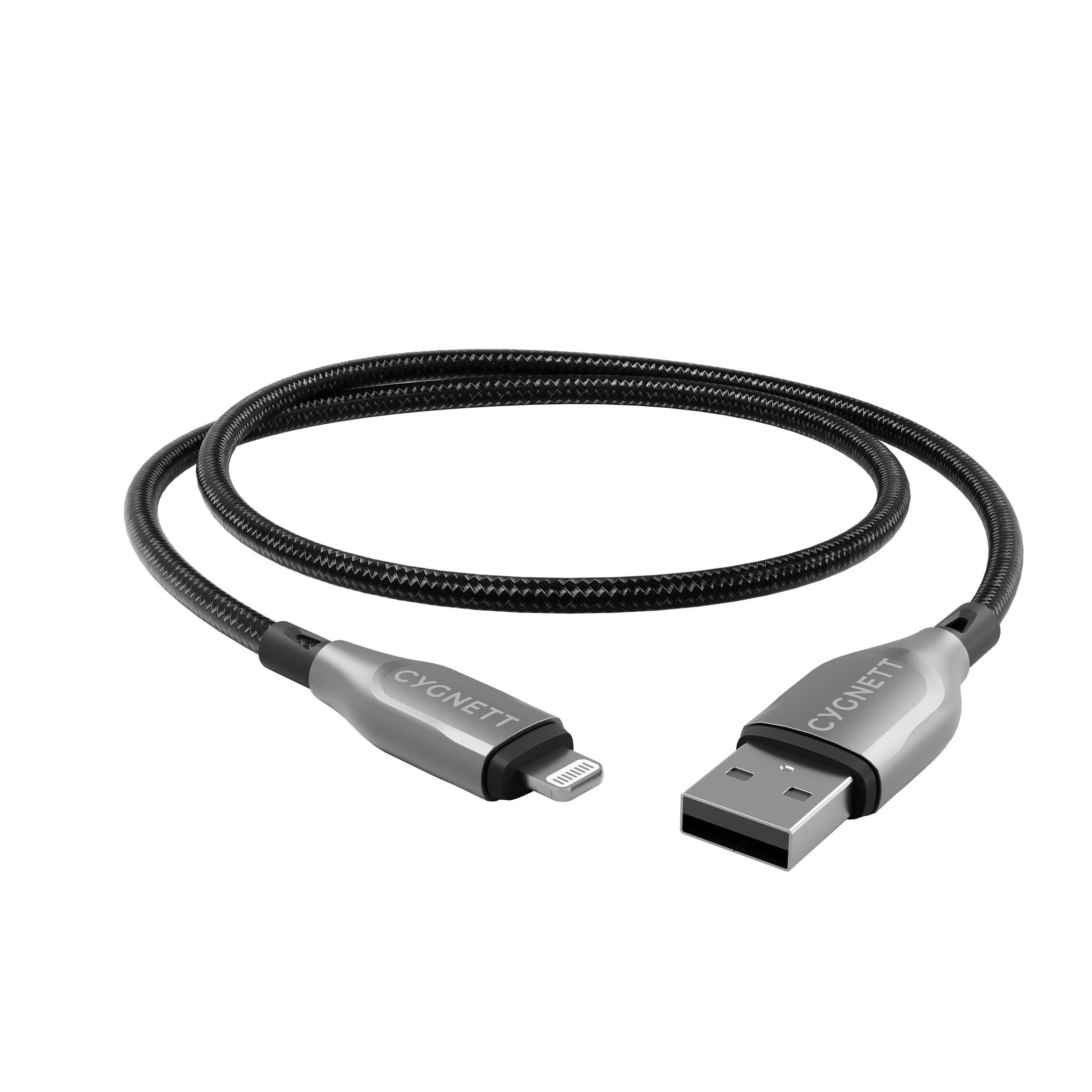 Cygnett Armoured Cavo Lightning USB-A 1M Nero