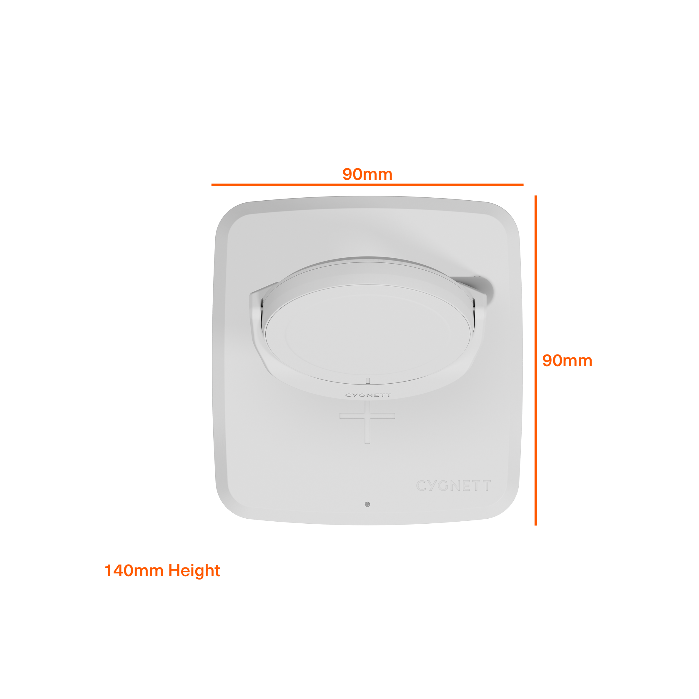 Cygnett ChargeBase caricatore wireless magnetico 15W bianco