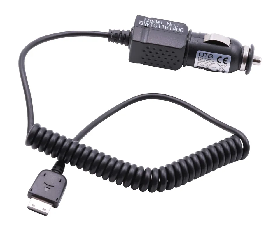 vhbw Caricabatterie auto per Samsung B2100 telefono 12/24V nero