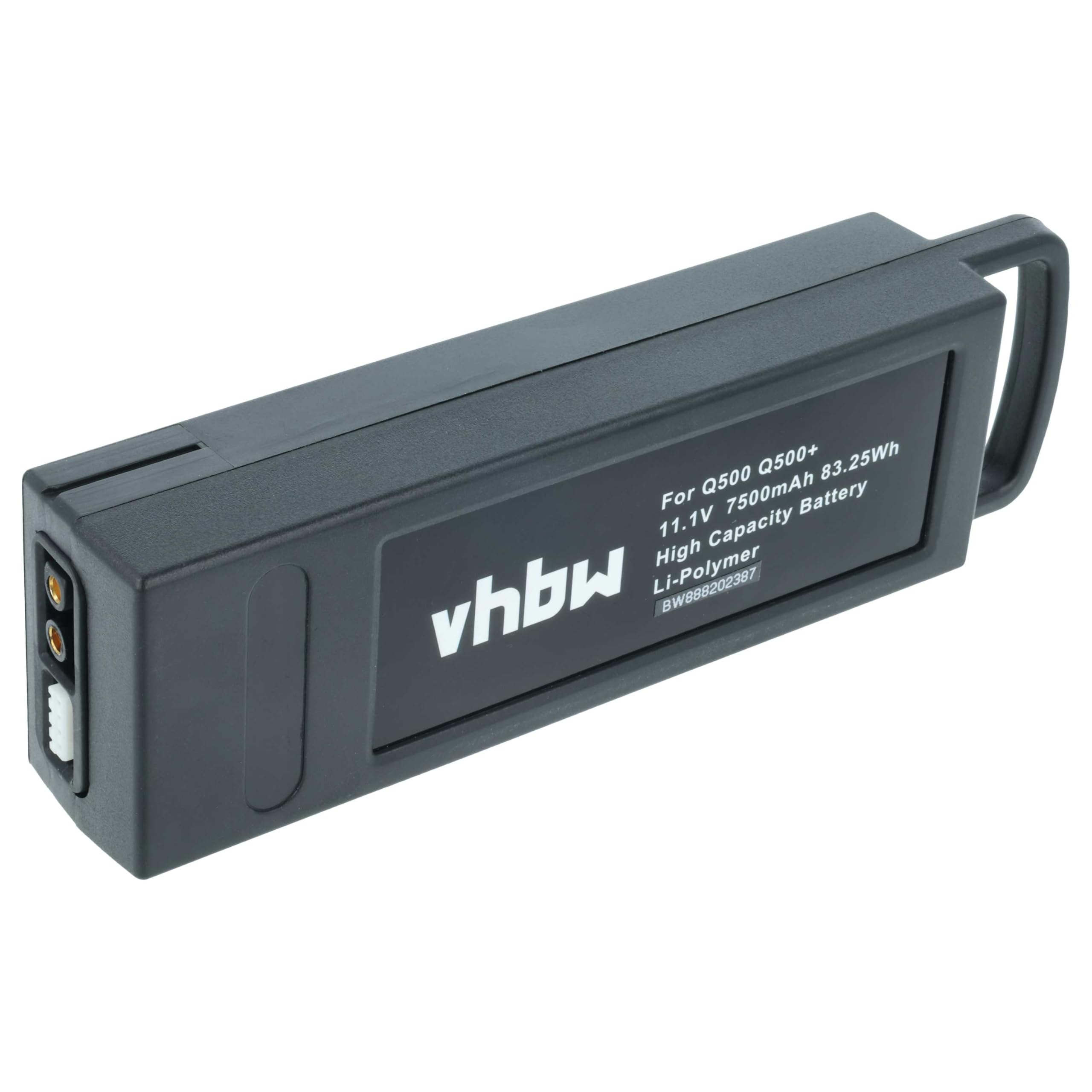 vhbw Batteria Drone Yuneec YUNQ500105 7500mAh 11,1V