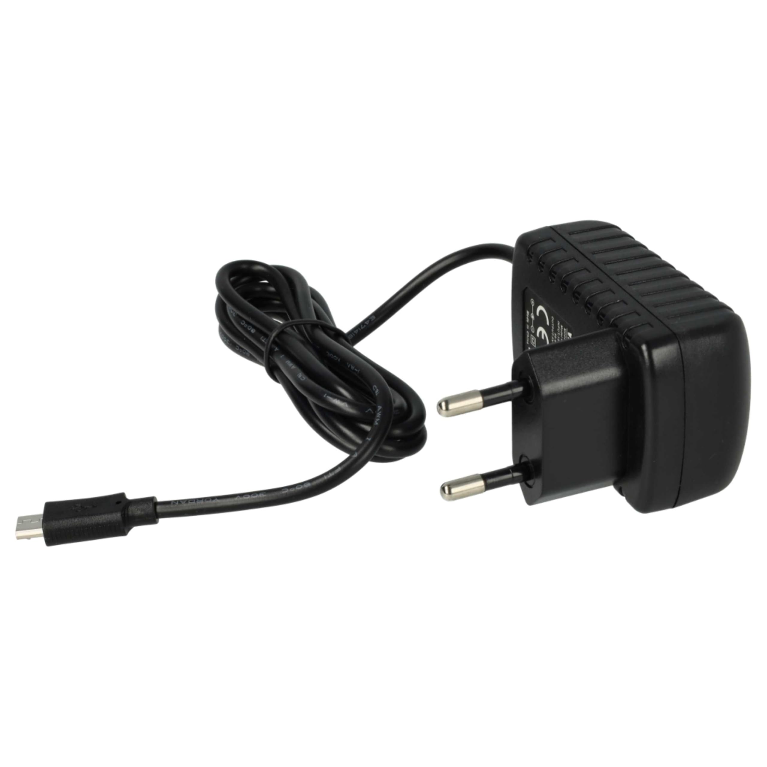 vhbw caricabatterie micro-USB 5V 1A per Motorola Razr2 nero