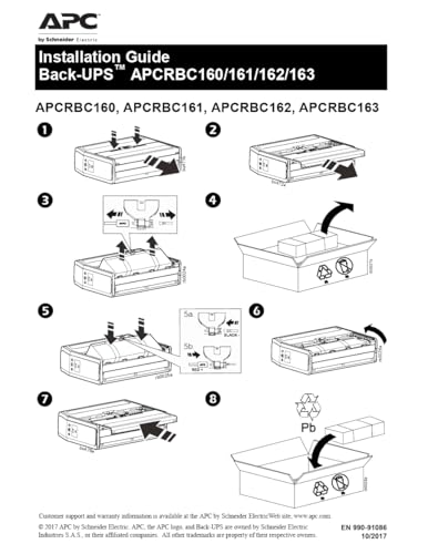 APC Replacement Battery Cartridge 161 batteria UPS RBC161