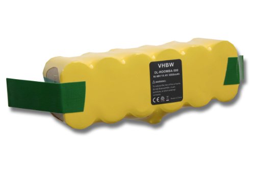 vhbw Batteria Roomba 500 aspirapolvere 3000 mAh NiMH
