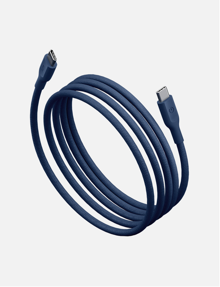 Energea Flow 60 cavo USB-C 60W nylon nero 1,5 m