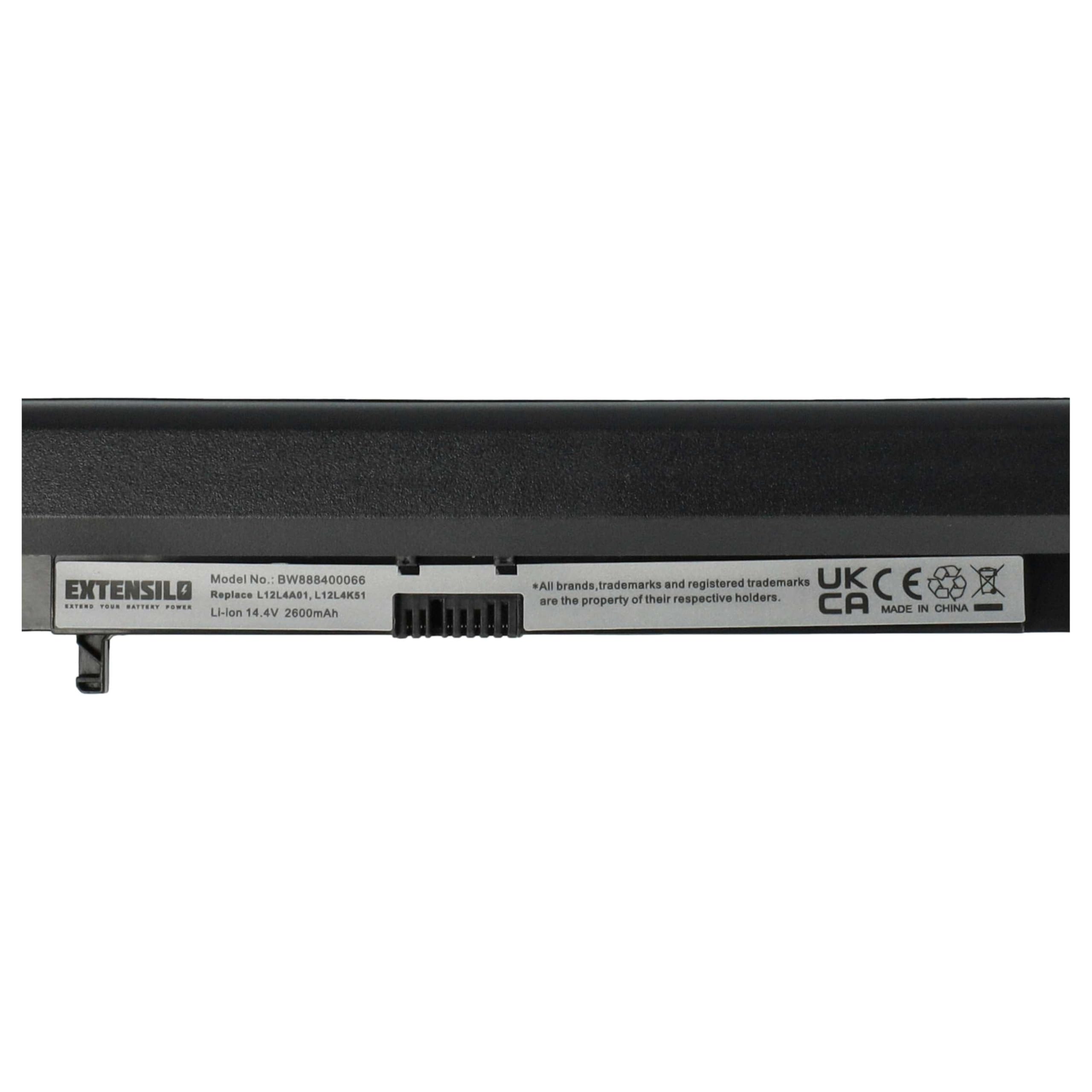 vhbw L12M4E51 batteria notebook Lenovo 2200mAh