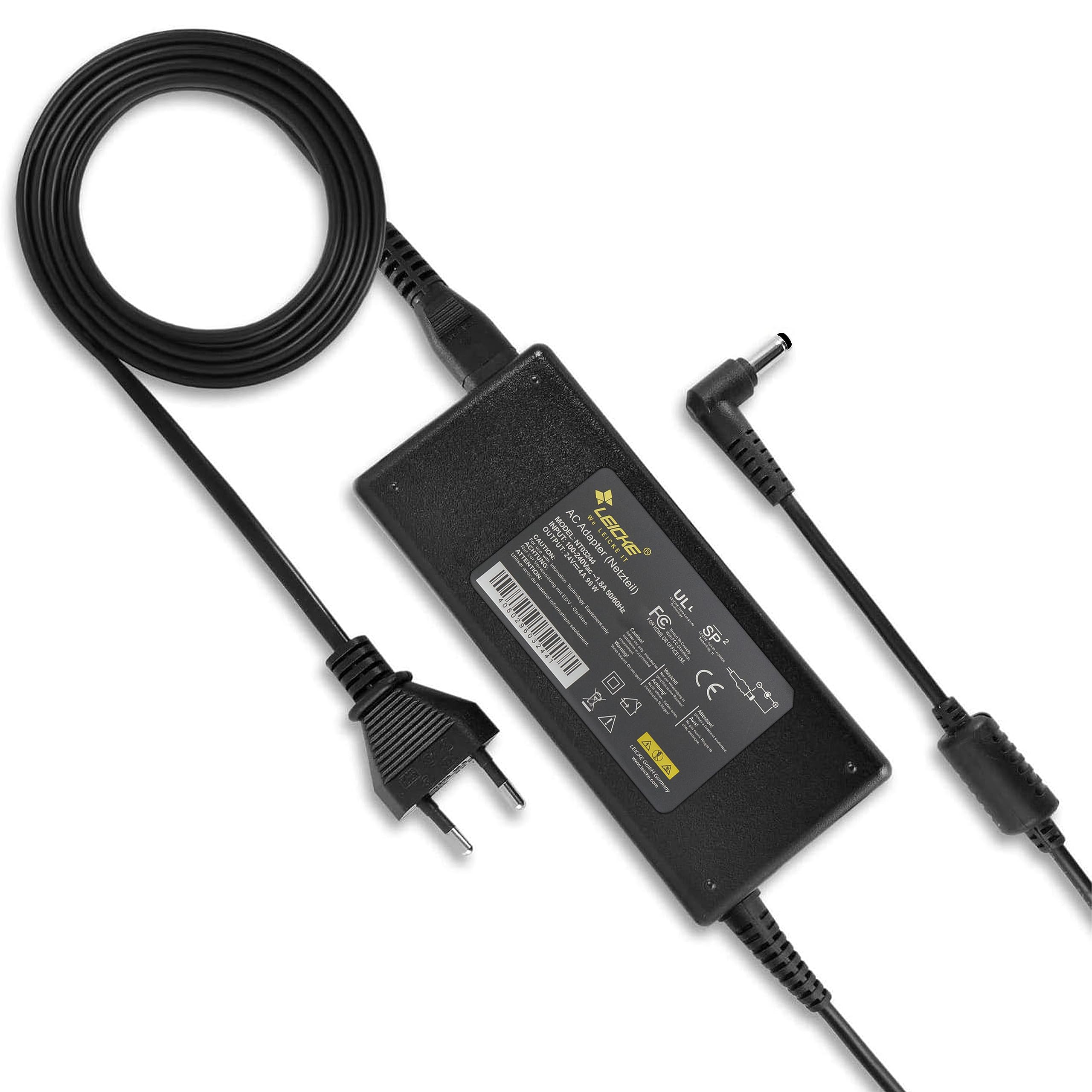 Leicke Alimentatore universale 24V 4A 96W 5,5x2,5mm
