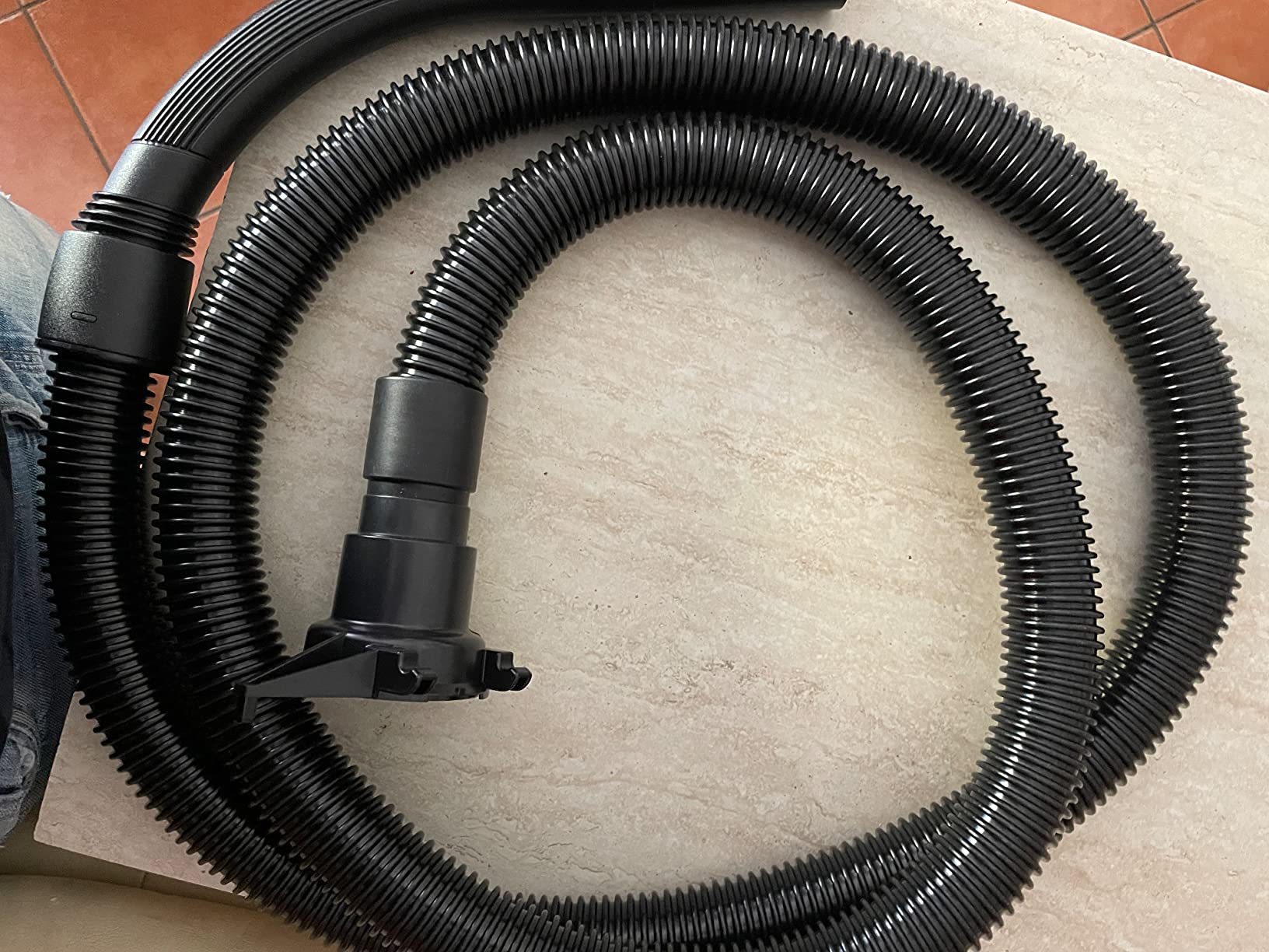 vhbw Tubo Flessibile 3 m per Kirby G7 Aspirapolvere Nero