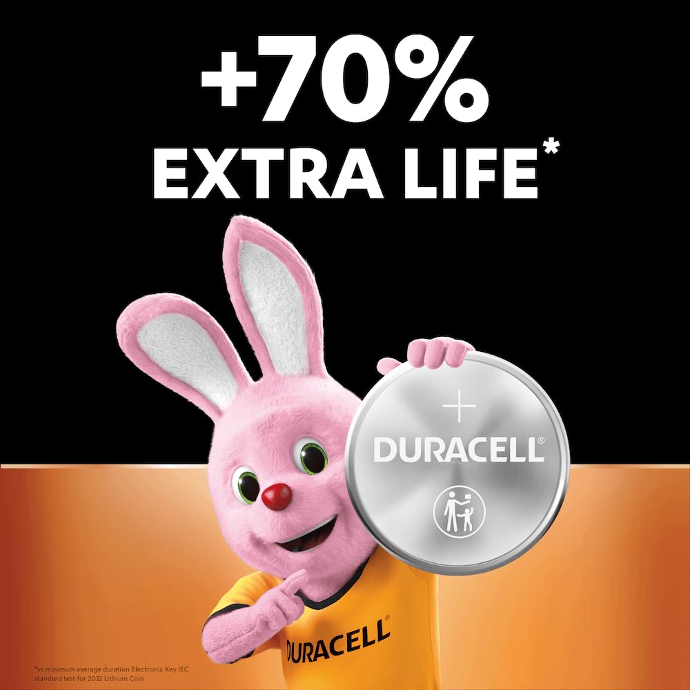 Duracell CR2032 Pile a Bottone 3V Confezione da 10 Litio