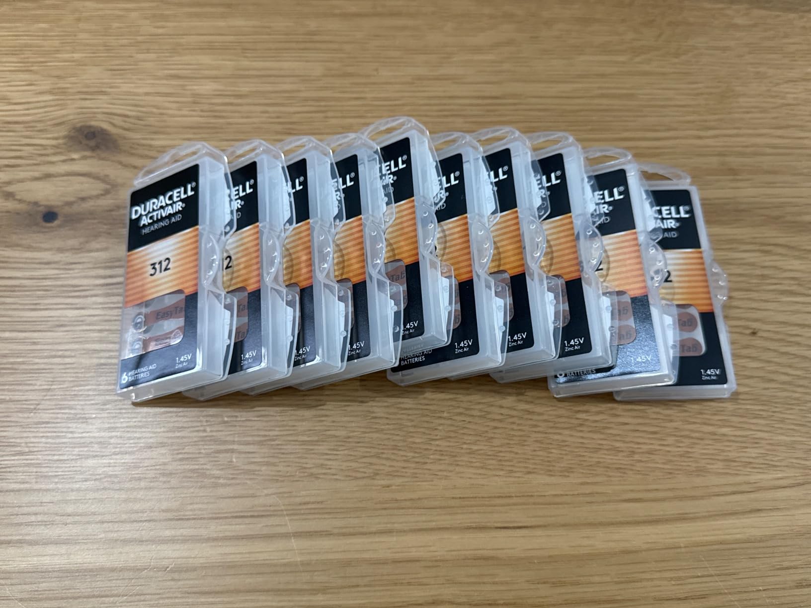 Duracell Easytab 312 Batterie Apparecchi Acustici 60 Pezzi Zinco-Aria