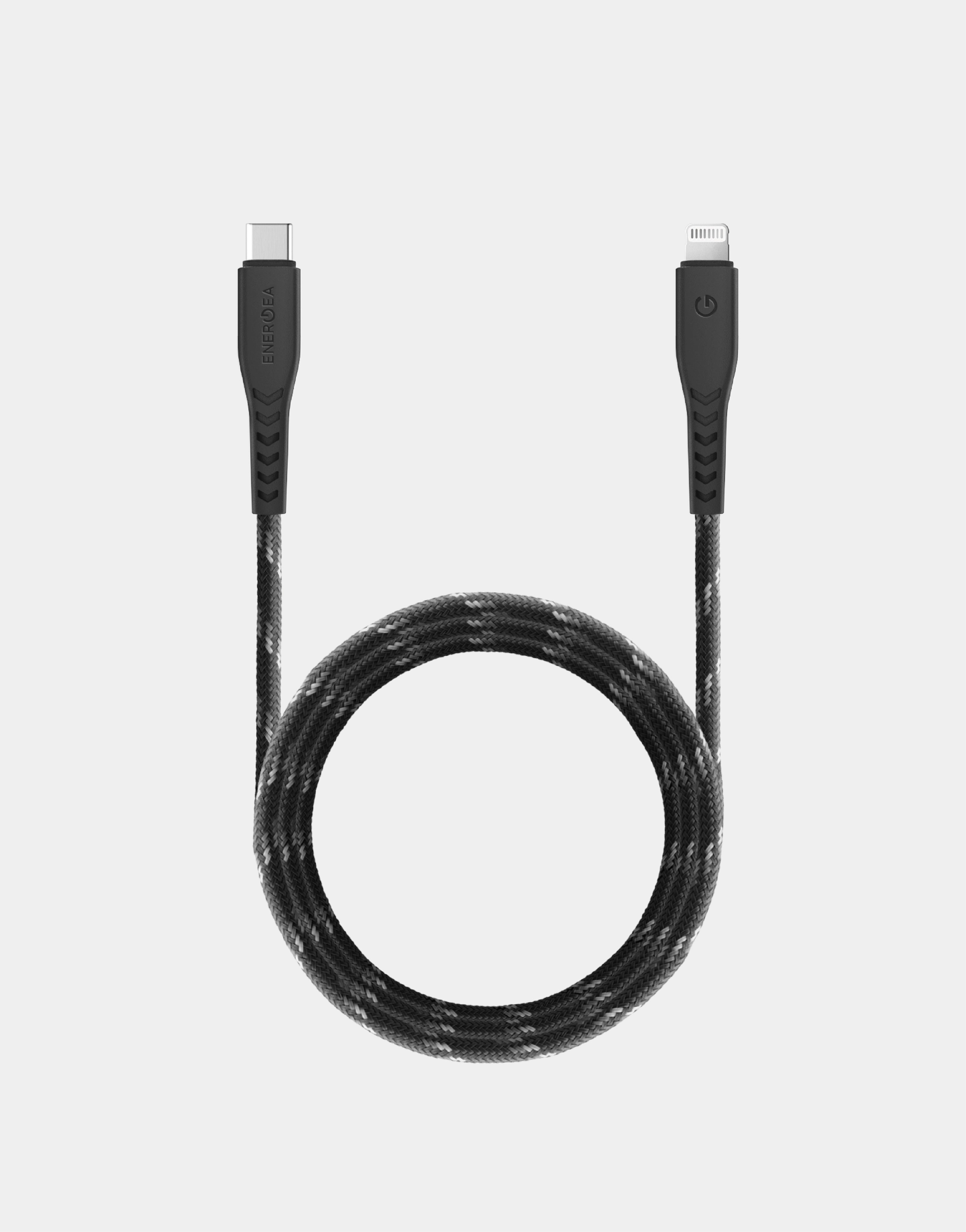 Energea NyloFlex cavo Lightning USB-C 1,5m nero intrecciato