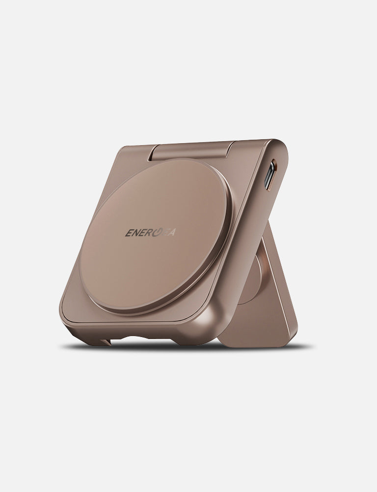 Energea MagDuo caricatore wireless 2 in 1 Gunmetal Qi2