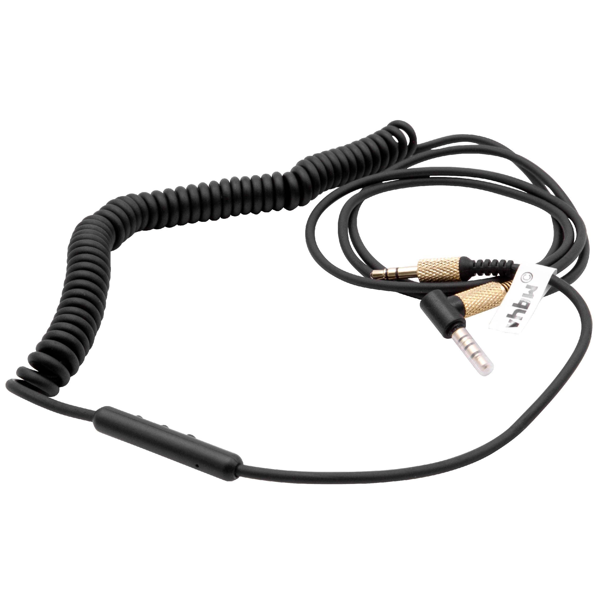 vhbw per Marshall Kilburn cavo AUX jack 3,5mm 150cm oro nero