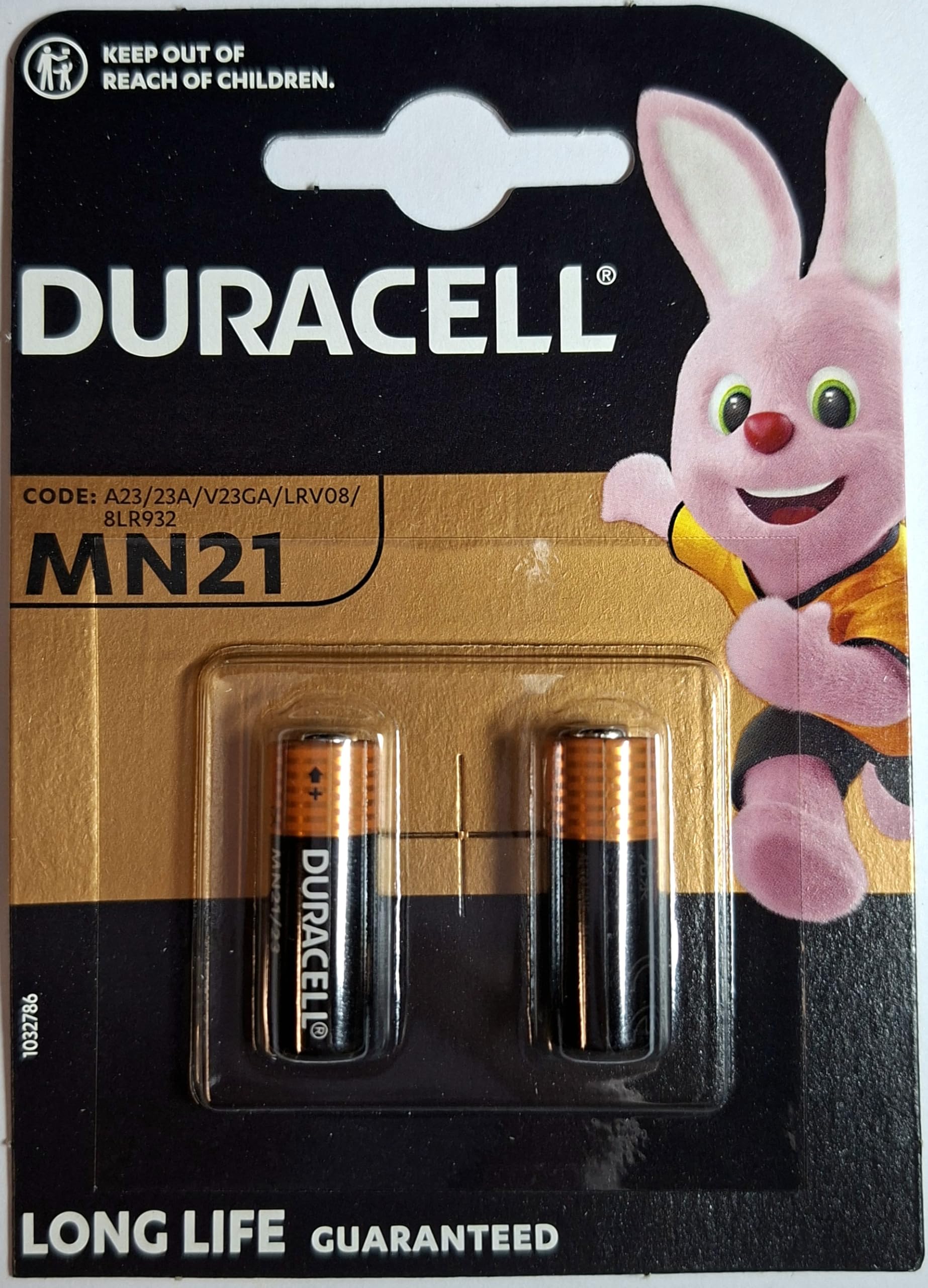 Duracell MN21 Batteria A23 12V Confezione da 2 Alcalina