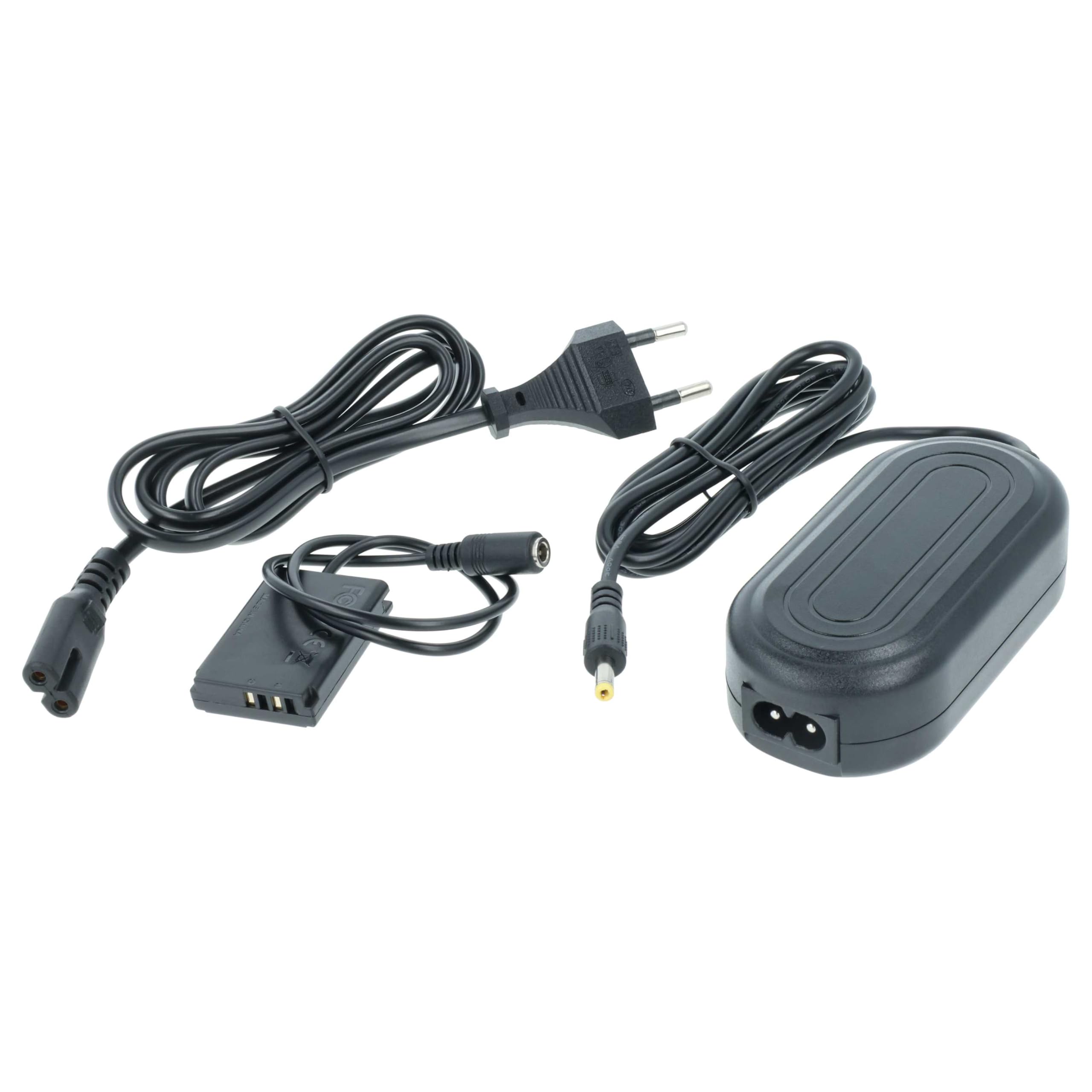 vhbw ACK-DC110 alimentatore fotocamera per Canon G7X 2m nero