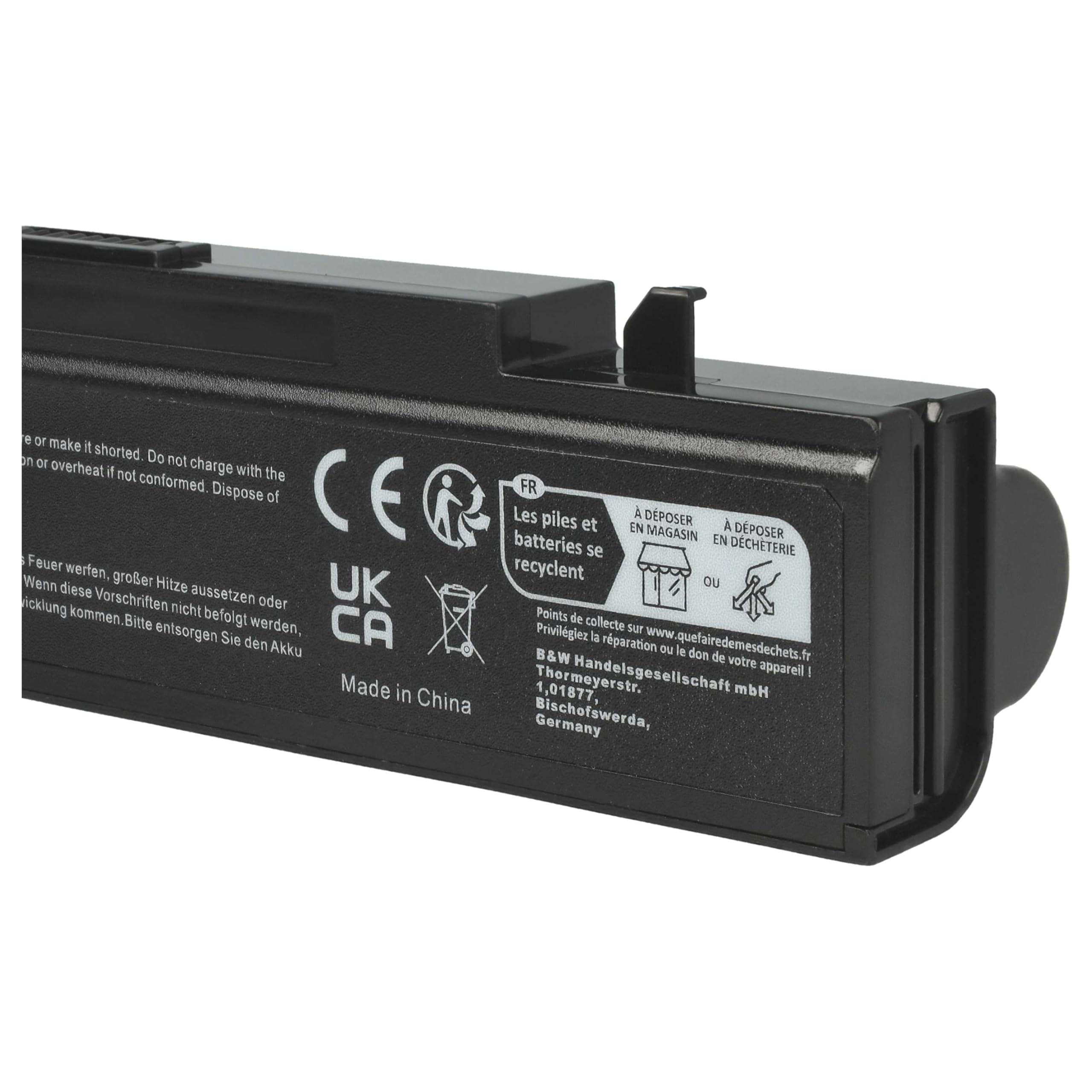 vhbw Batteria laptop 6600mAh 11,1V per Samsung R719 Li-Ion
