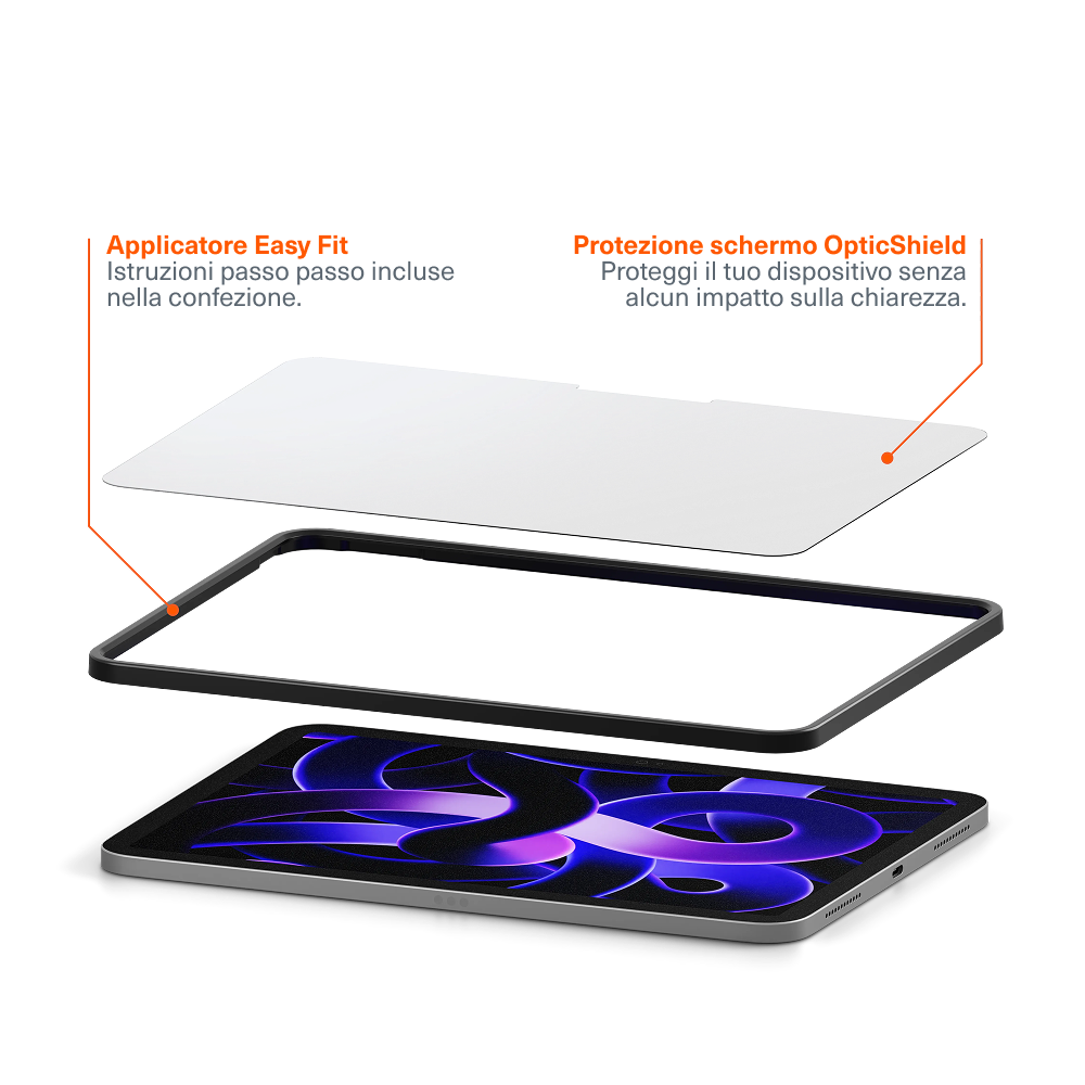 Cygnett Vetro iPad Air 11 M2 pellicola protettiva temperato