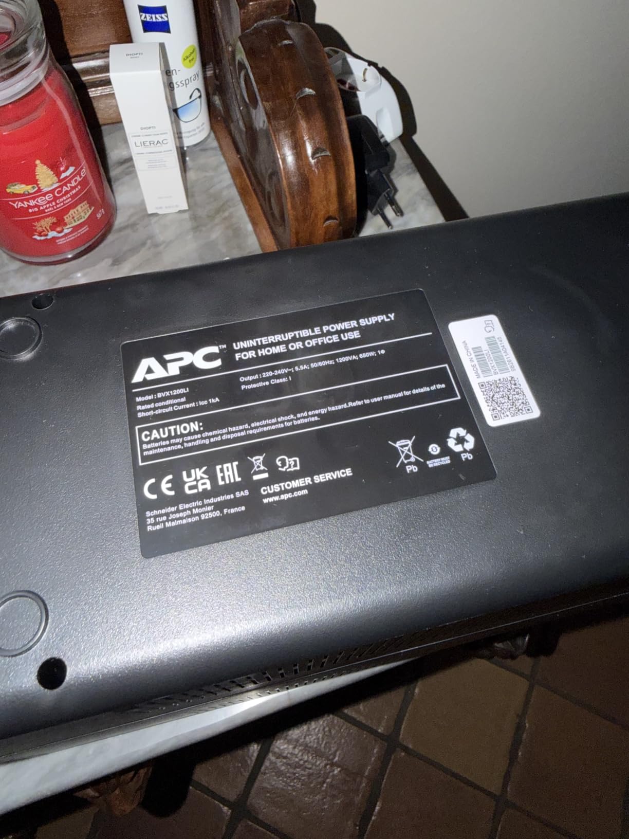 APC Easy-UPS BVX1200LI ups 1200VA 650W AVR