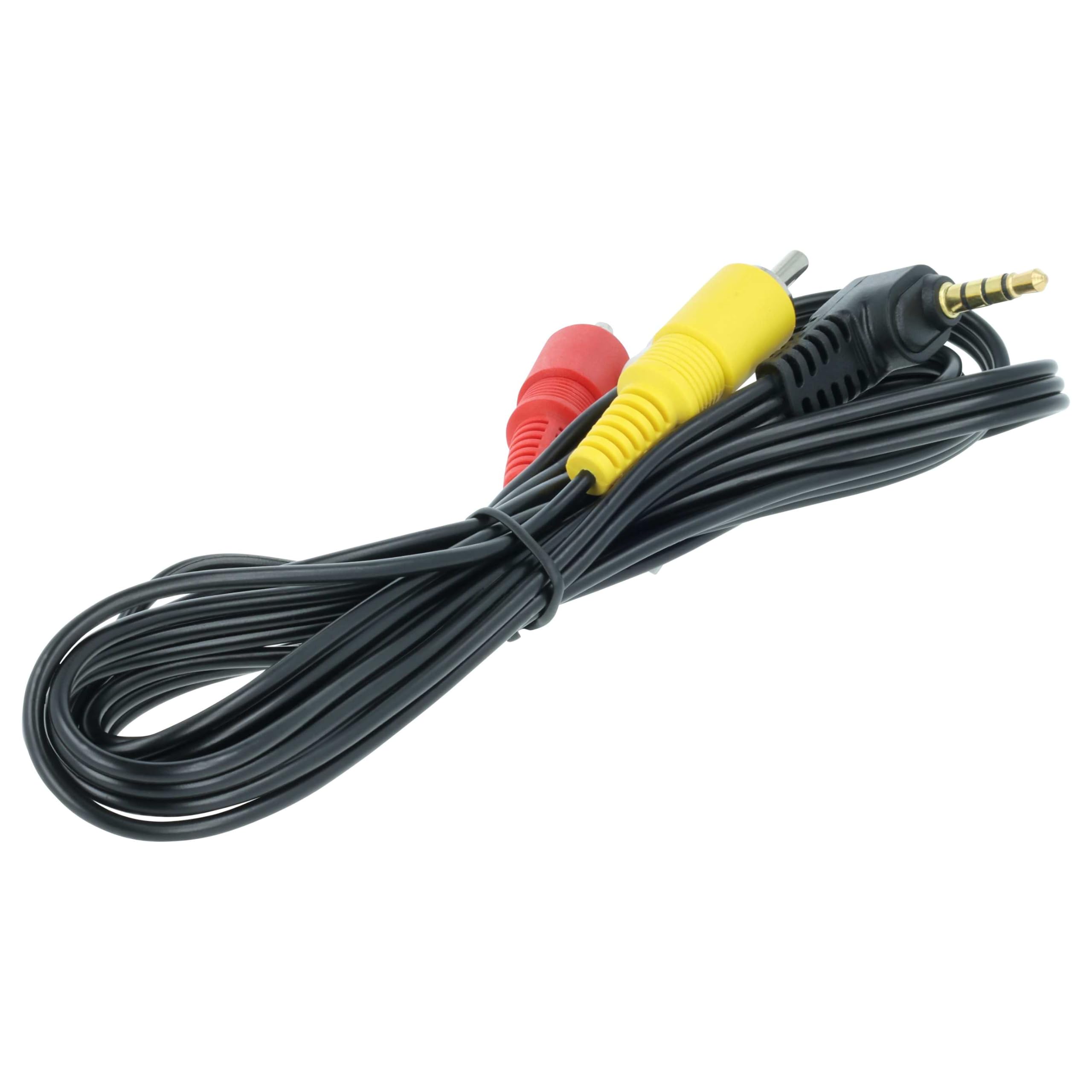 vhbw STV-250N cavo AV per Canon DC220 nero 150 cm