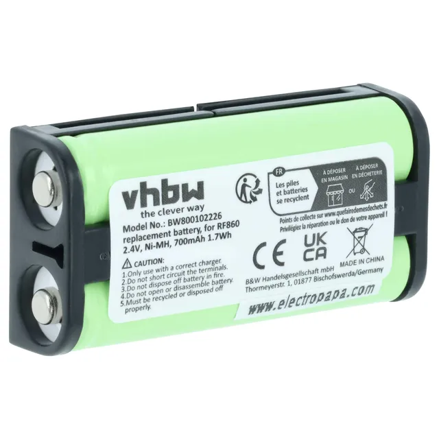 vhbw Batteria Cuffie Wireless Sony BP-HP550-11 700mAh