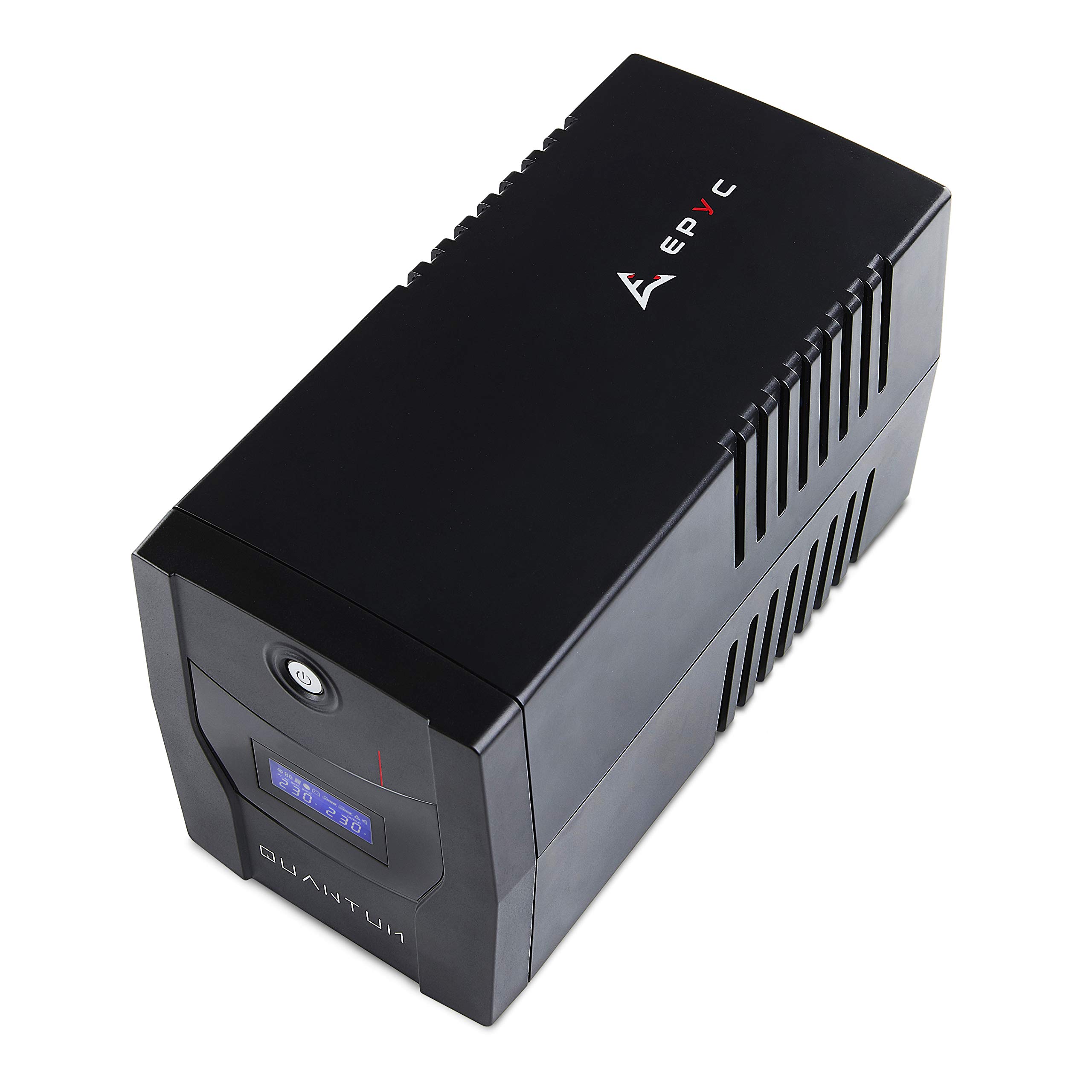 EPYC Quantum 1500VA 900W Gruppo di Continuità UPS 5 Prese LCD